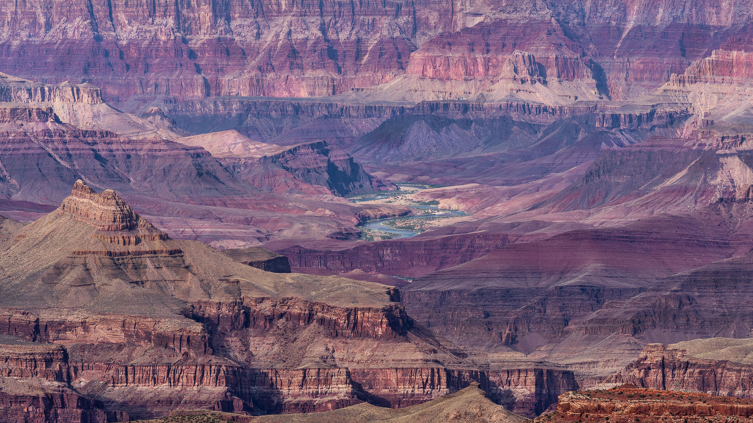 The colors of the earth. Grand Canyon