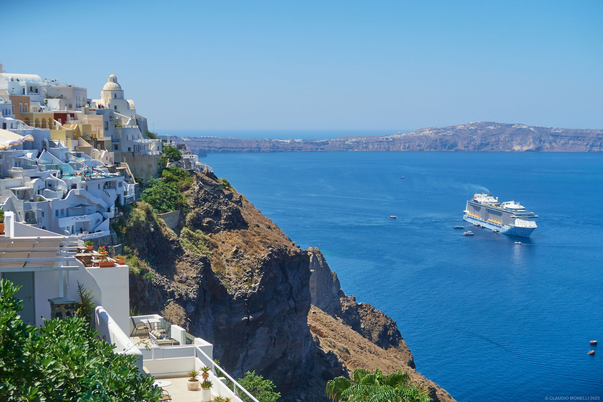 2025 Greece Santorini: Fira, the capital of the island
