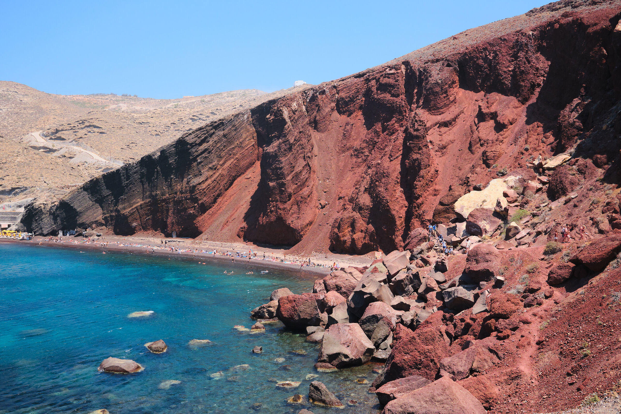 2025 Greece Santorini: the red beach
