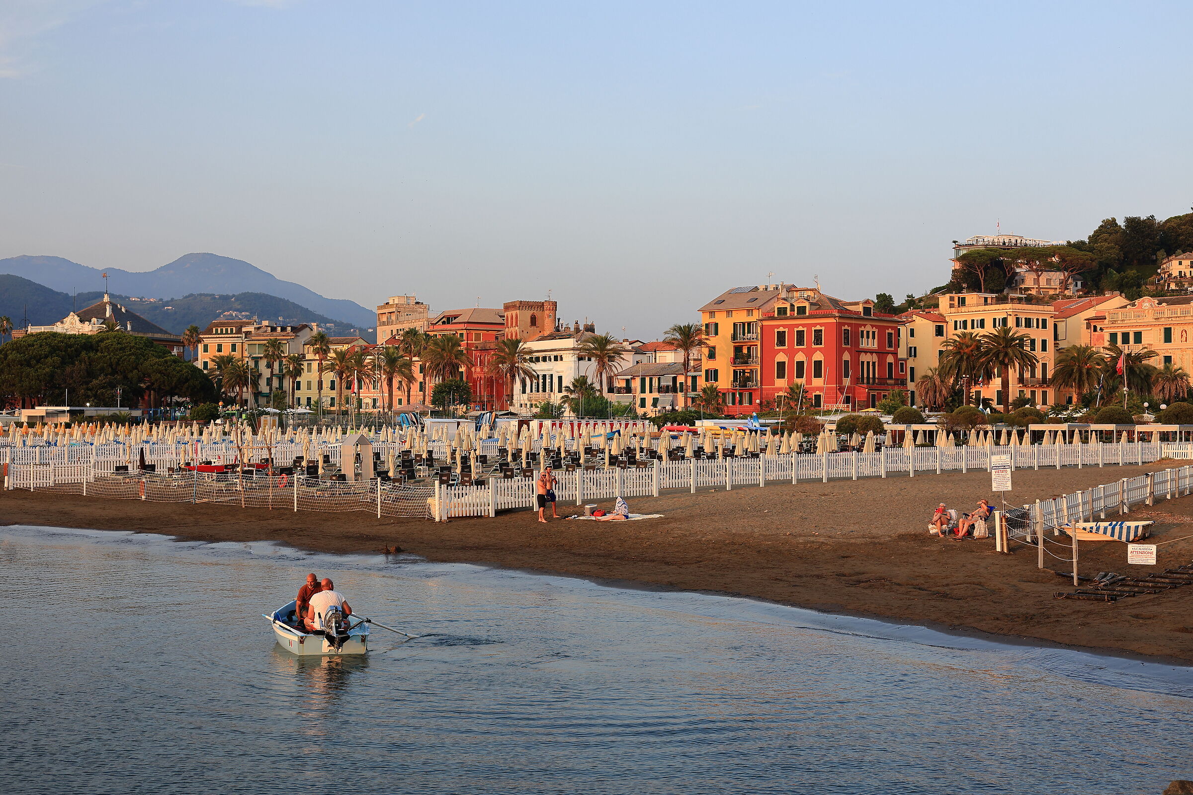 Rientro in barca a Sestri Levante