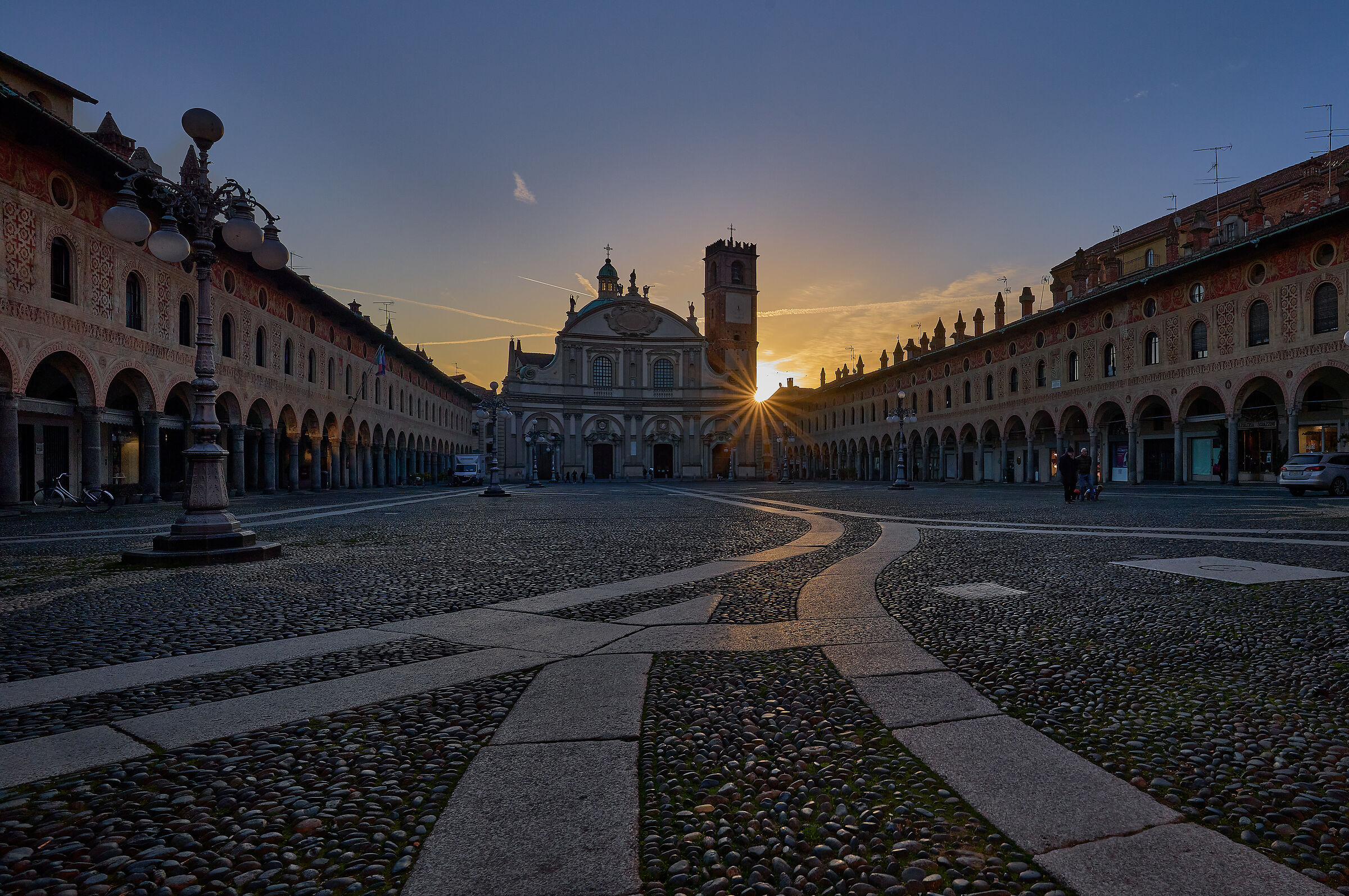 Vigevano, sunrise