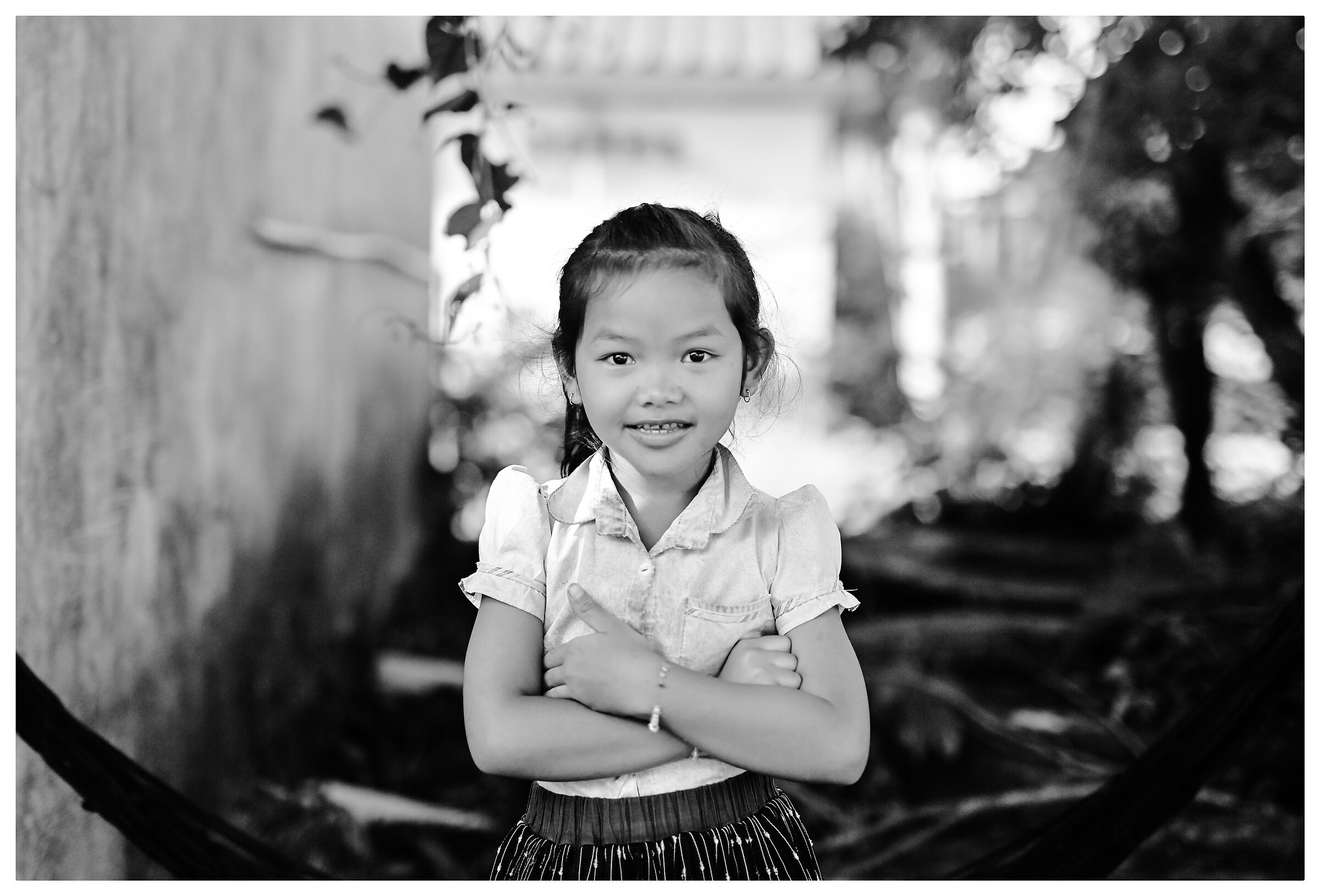 Khmer schoolgirl