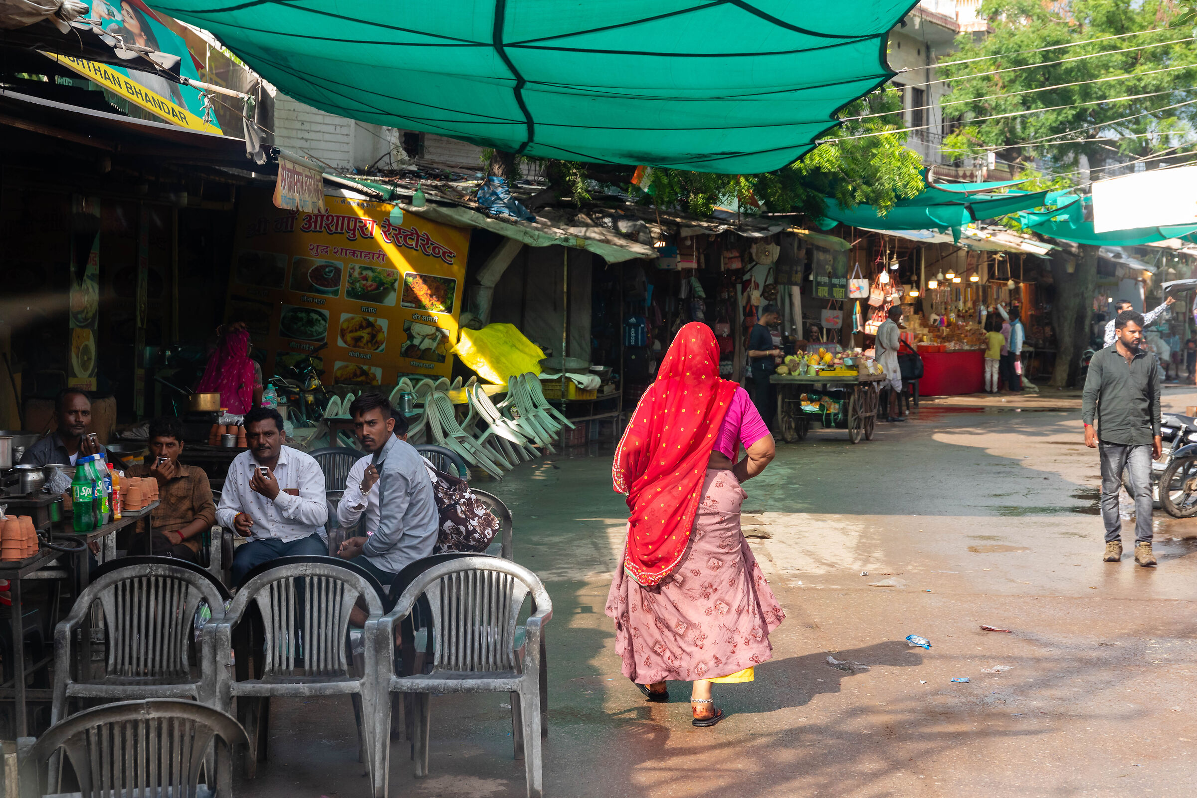 Pushkar scorcio del mercato