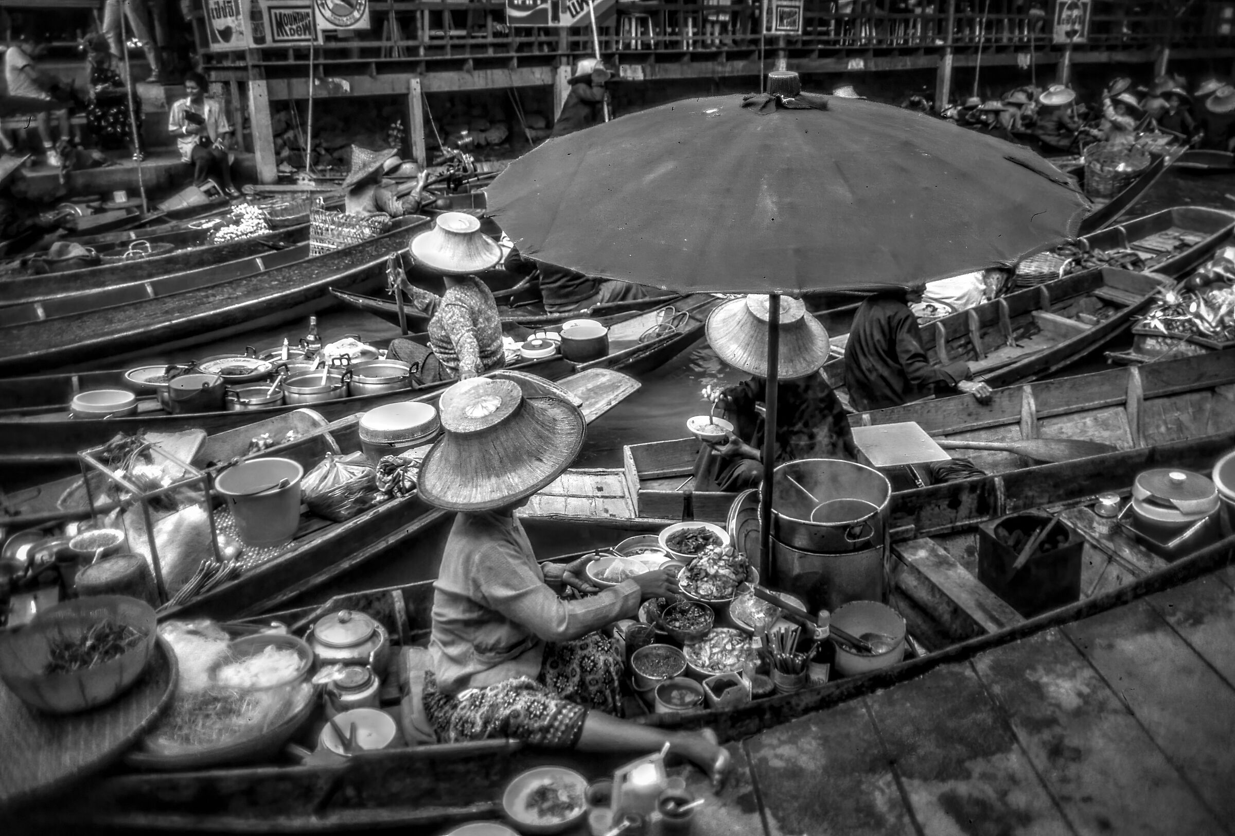 Bangkok Thailandia  Mercato di Damnoen Saduak