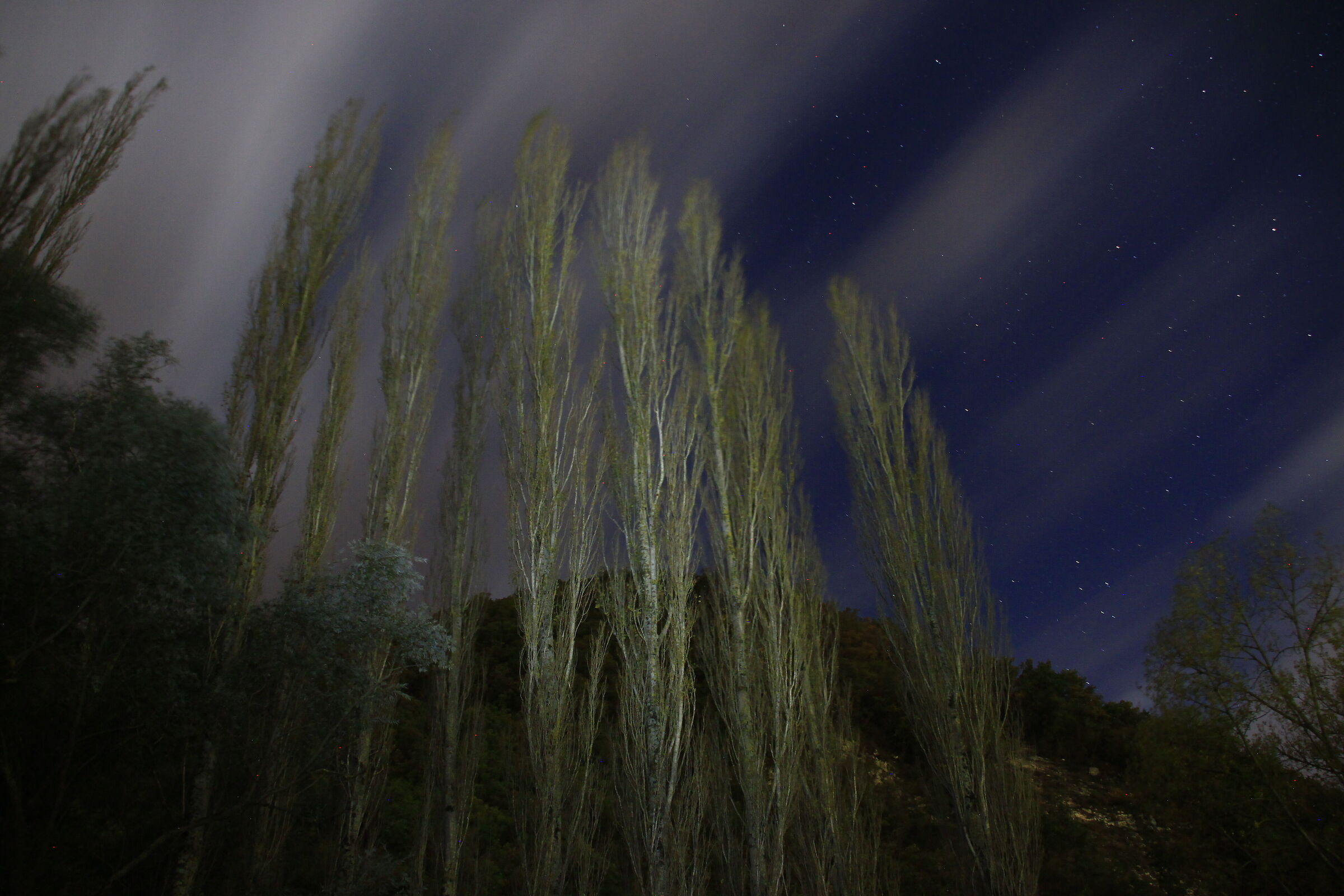 Lightpainting notturno