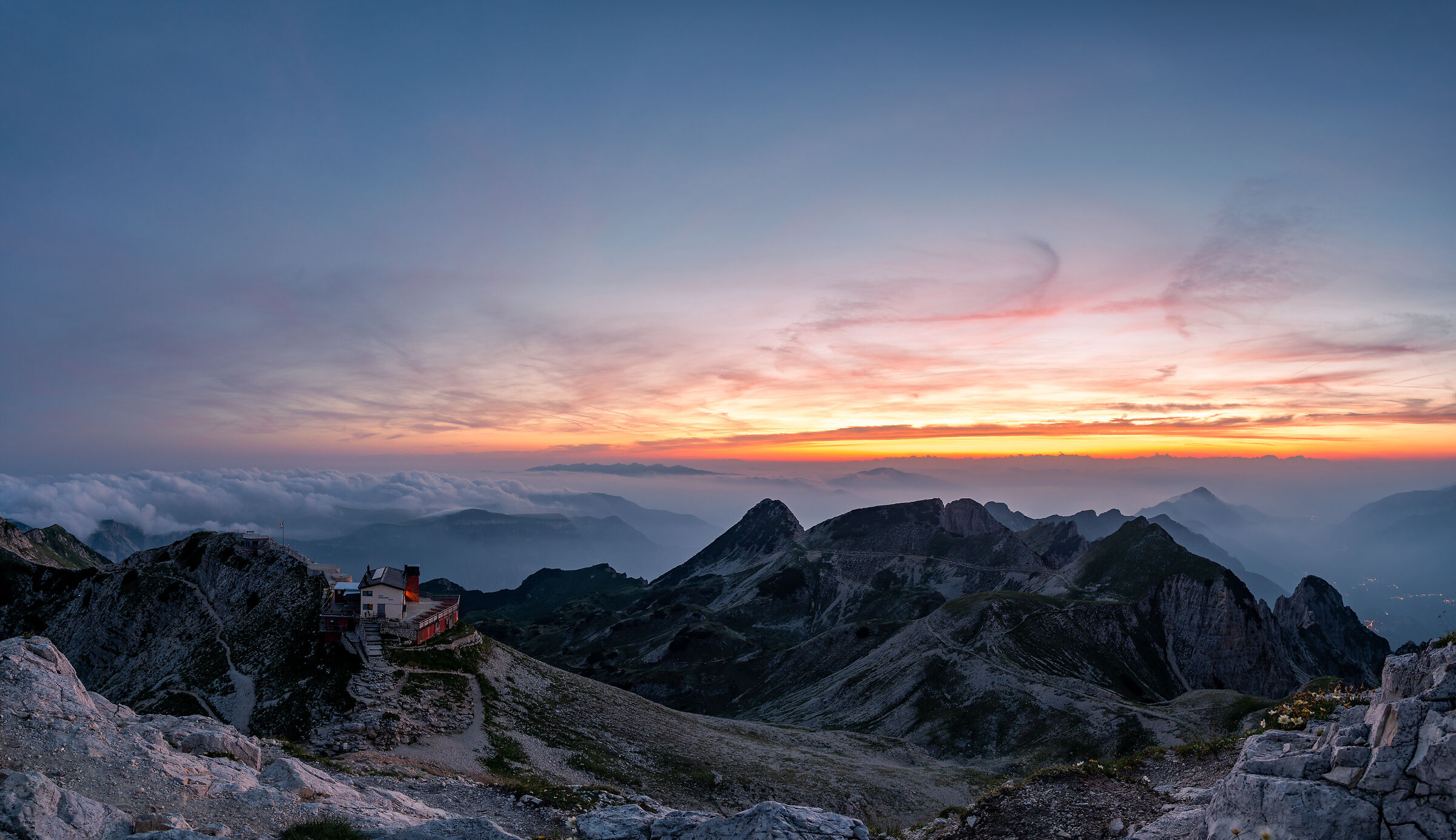 Tramonto sul Rif. Fraccaroli