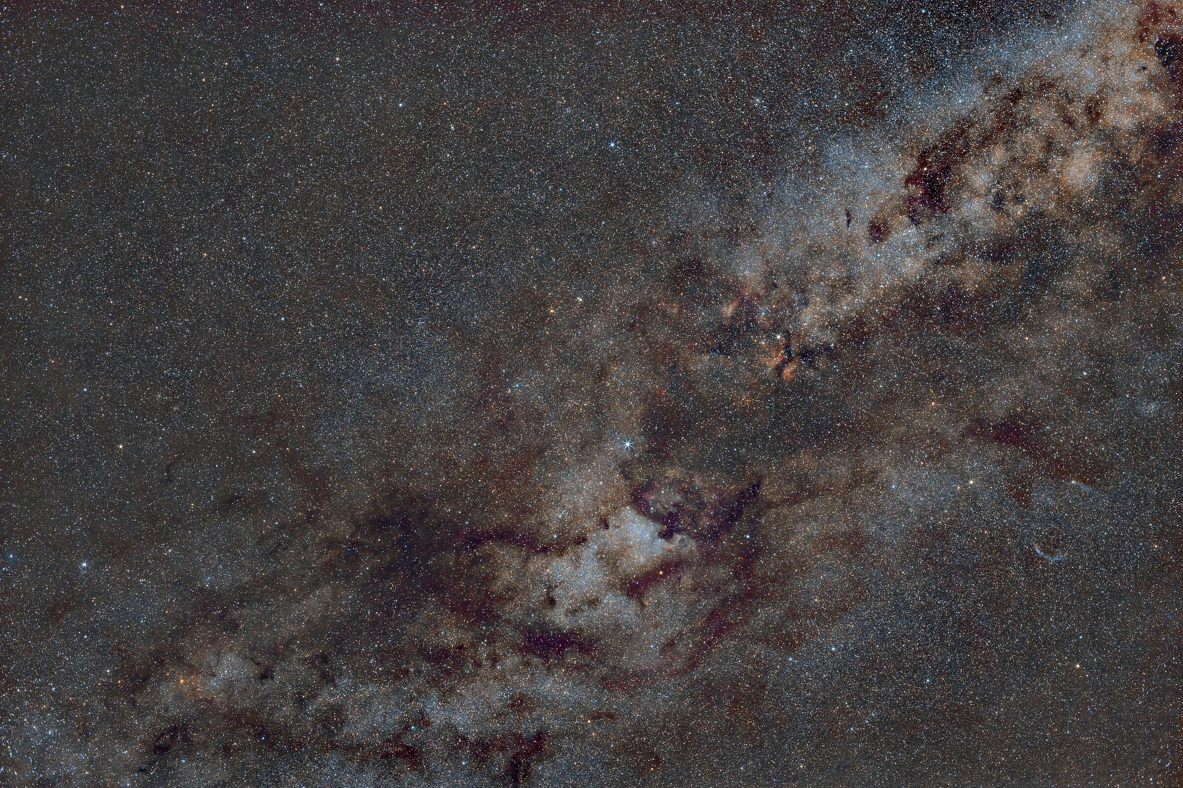 Via Lattea nel Cigno