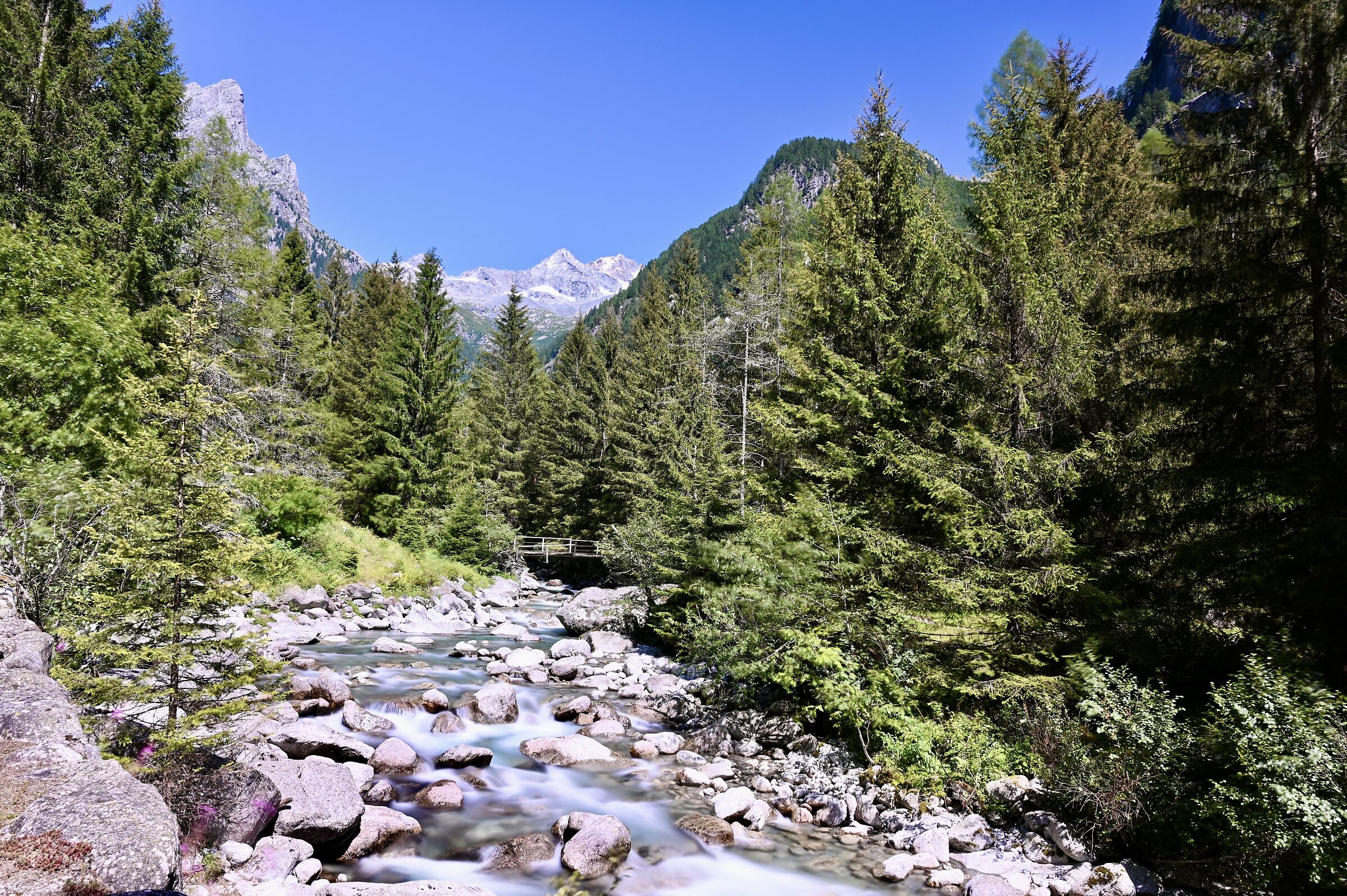 Scorcio della splendida val di mello