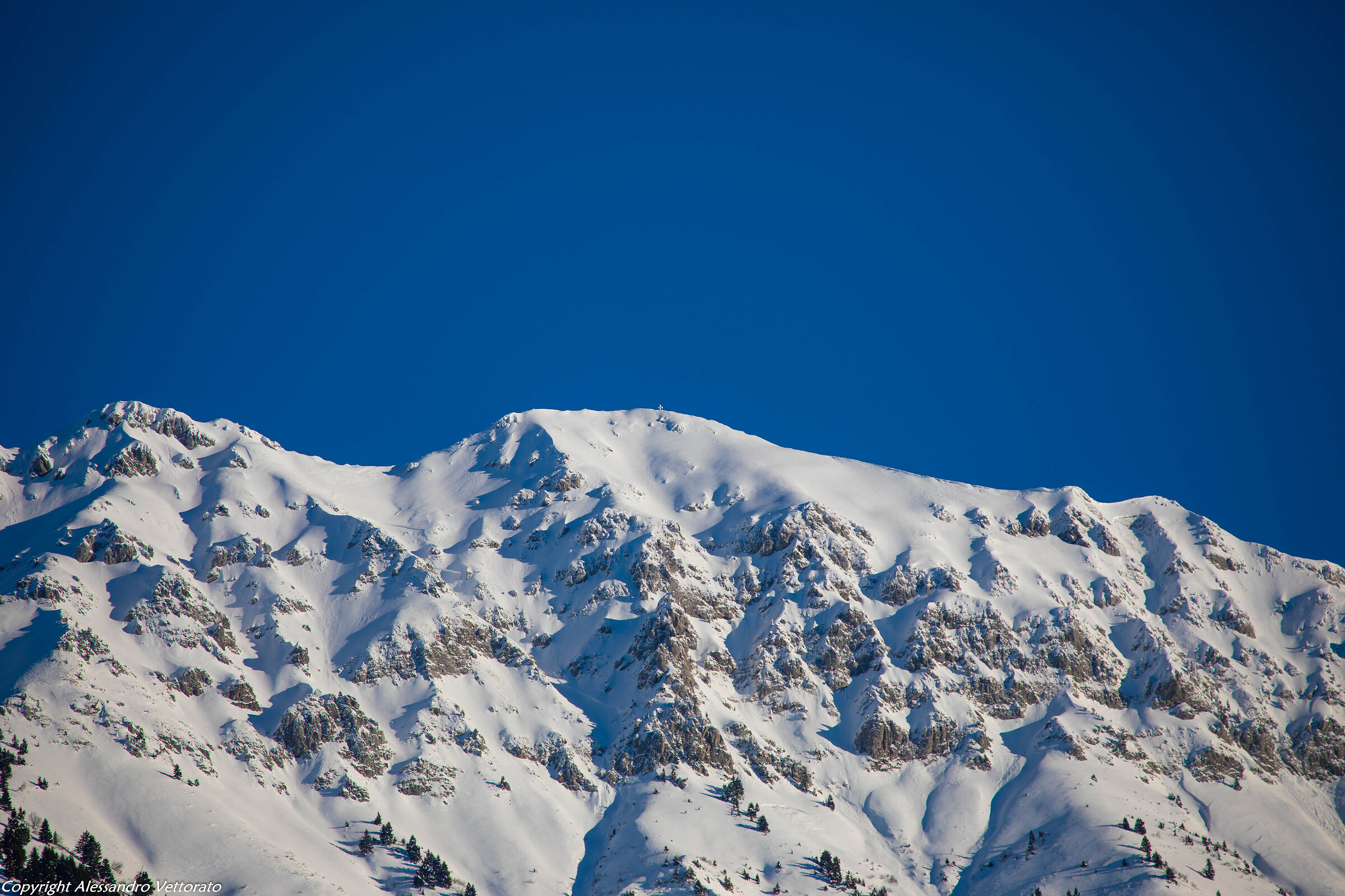 The Summit Cross of Mount Zermula