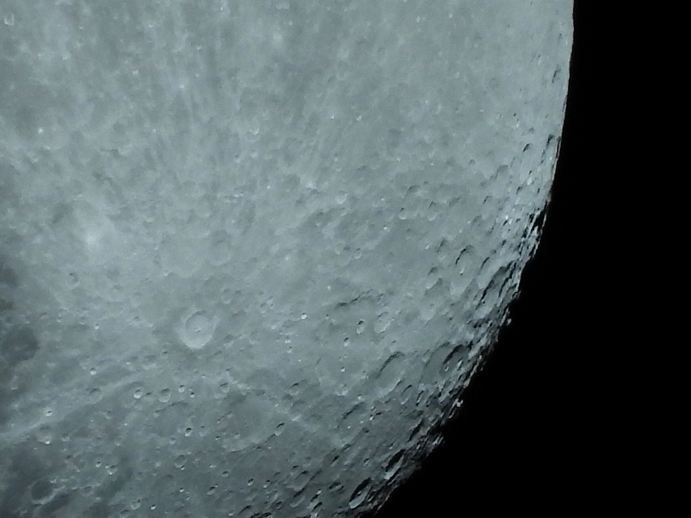 A few craters...