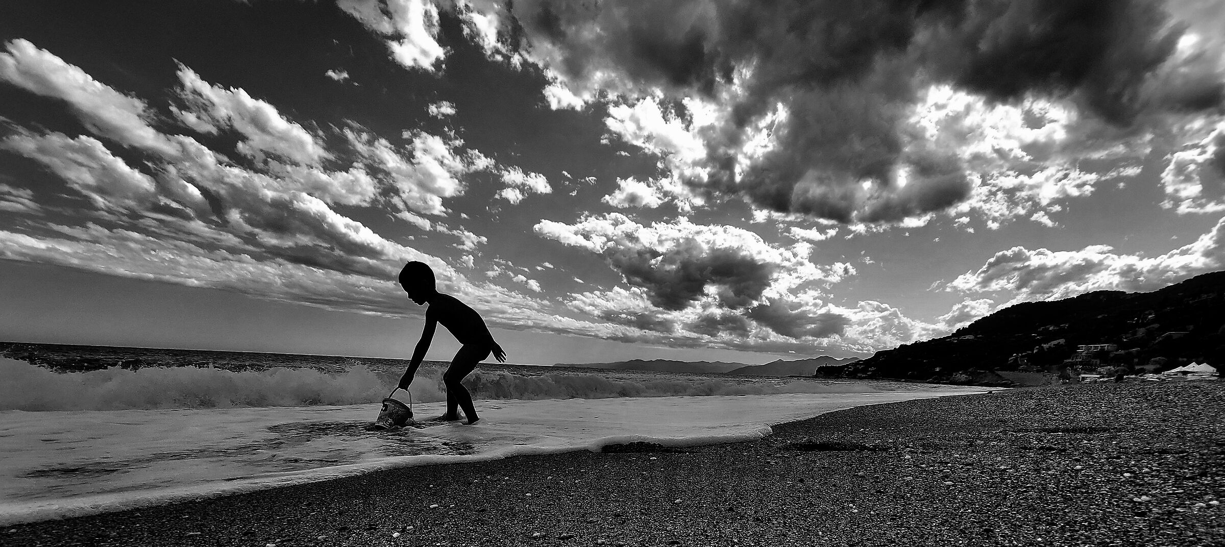 Silhouette in Bianco e Nero