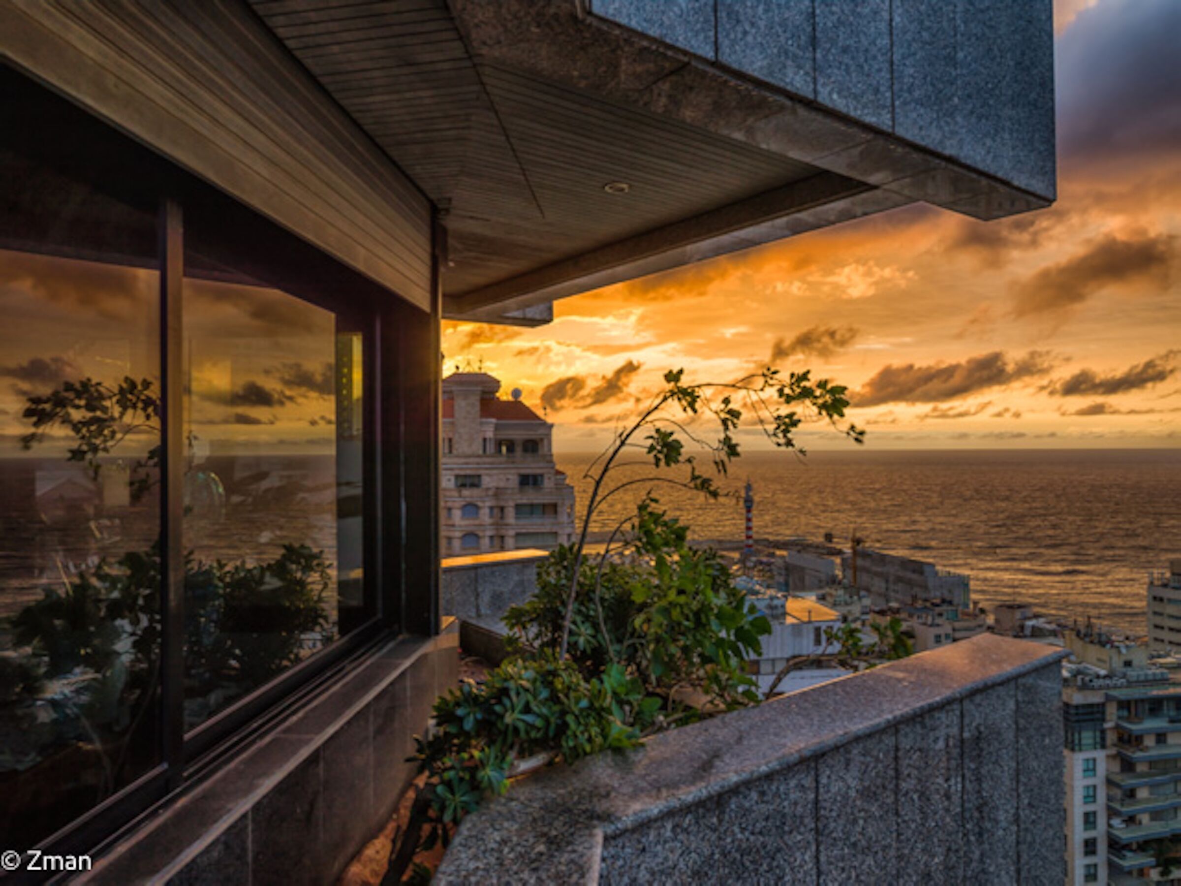 Sunset from the Balcony