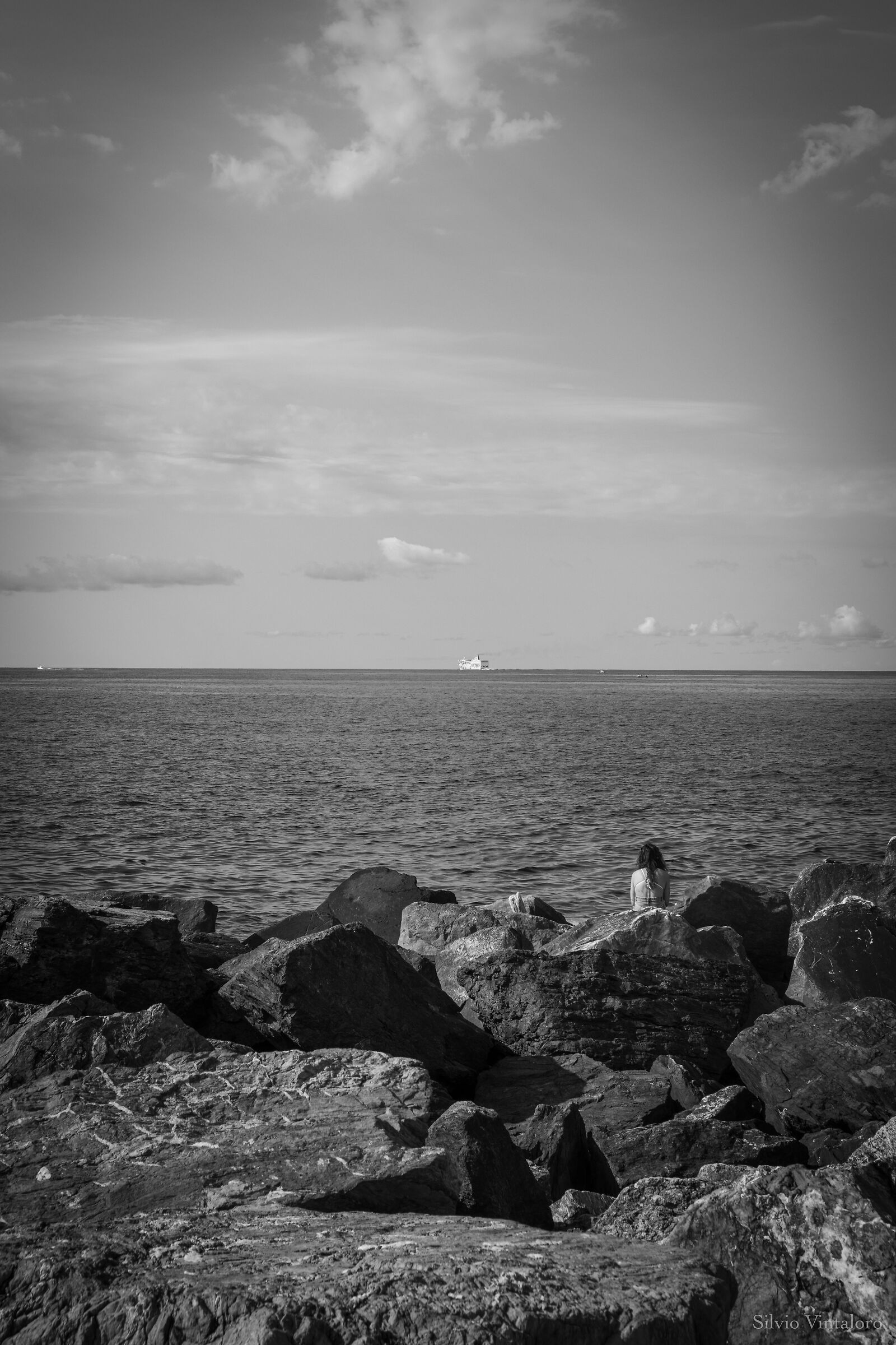 Solitude on the rocks