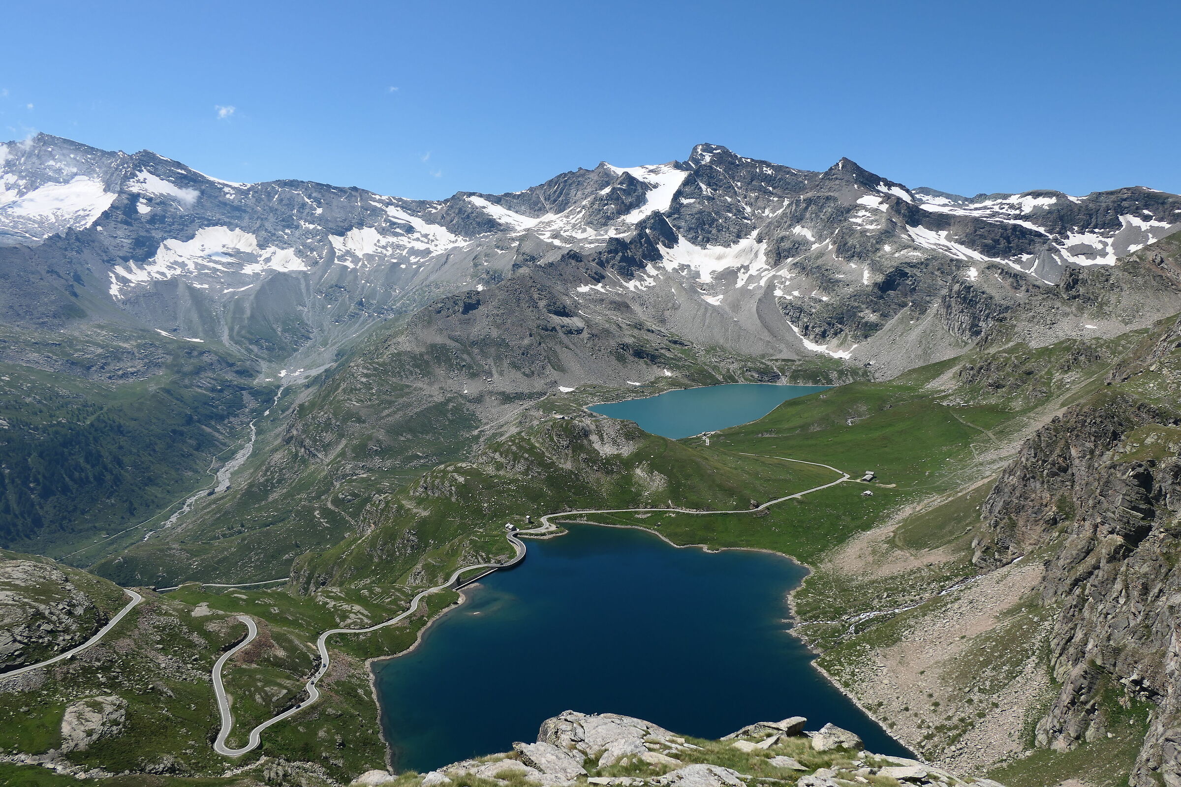 Laghi salita Colle del Nivolet