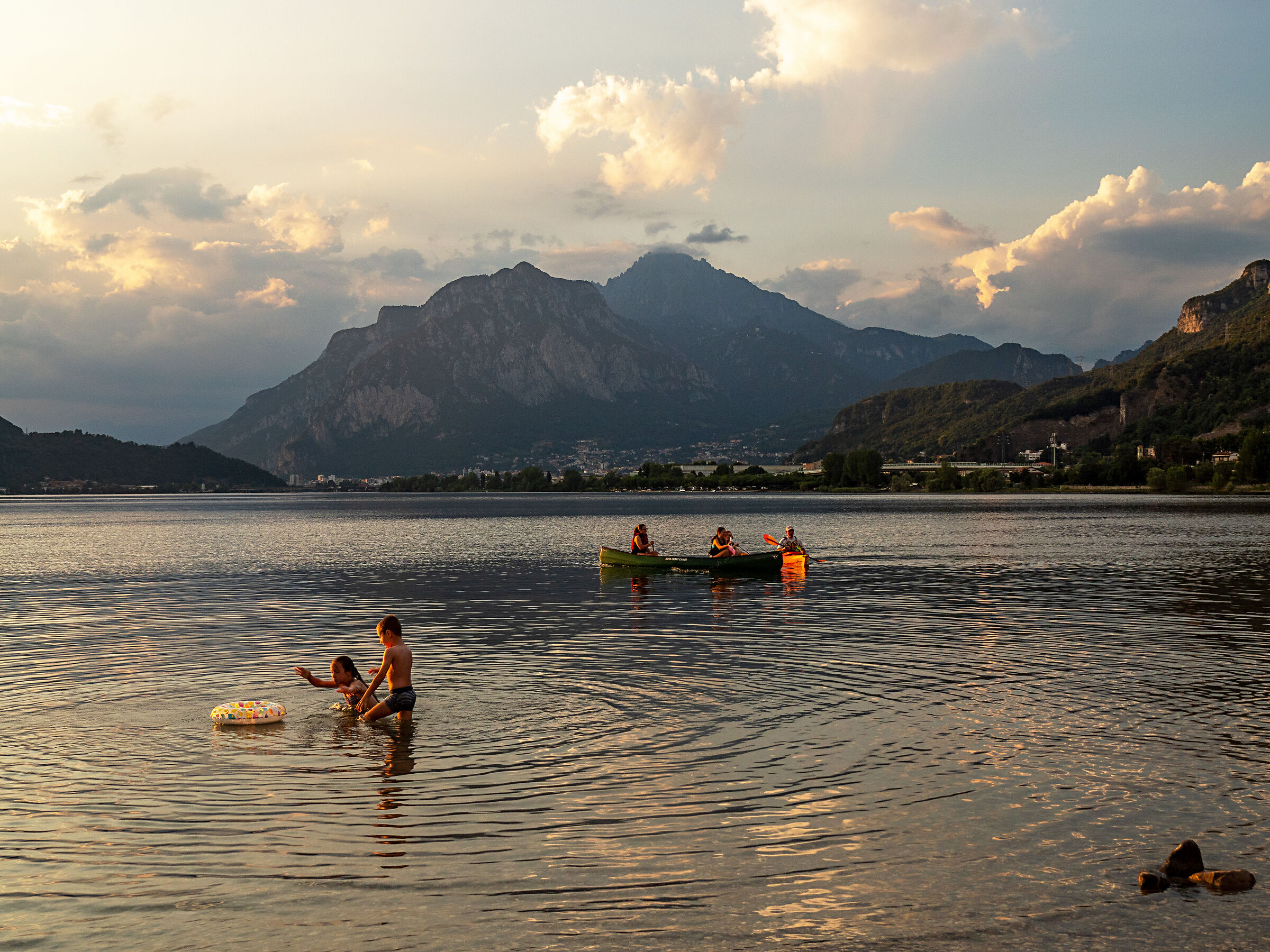 Towards evening on my lake