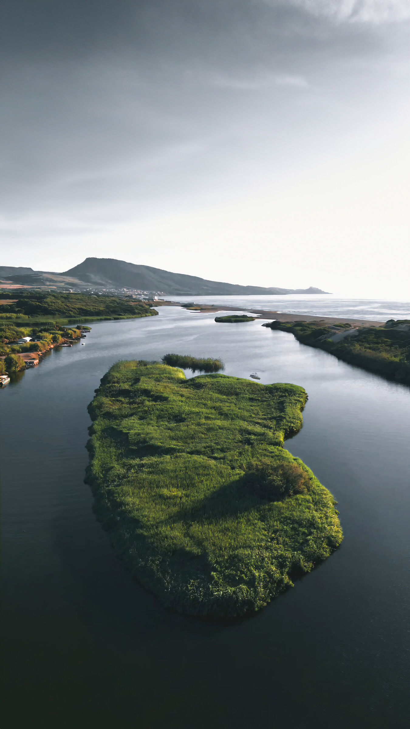 The mouth of the Coghinas