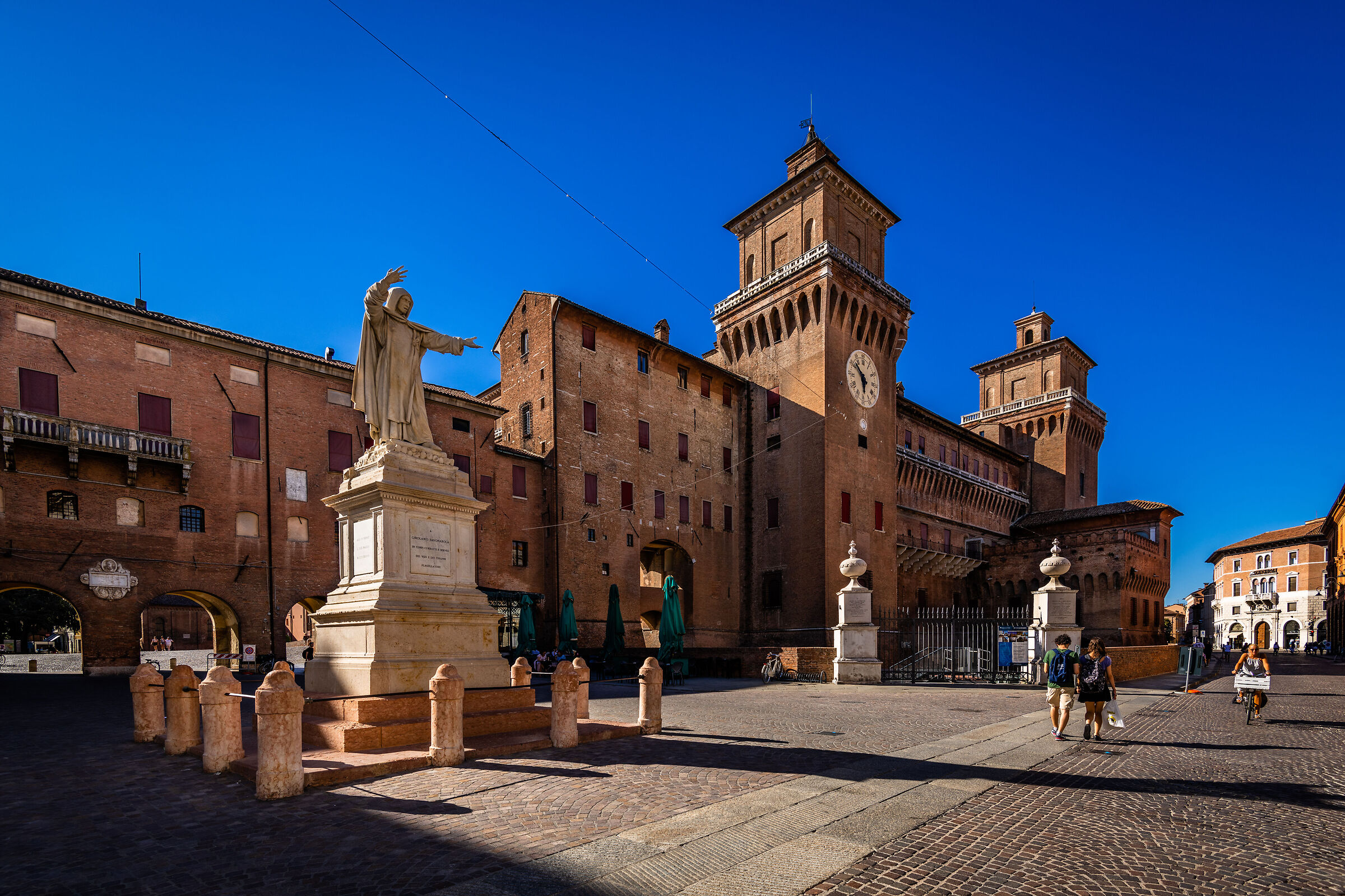 A hot July day in Ferrara