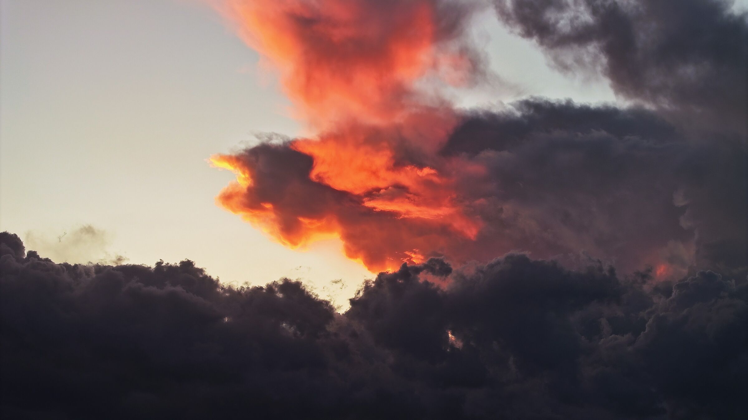 Red in the evening...