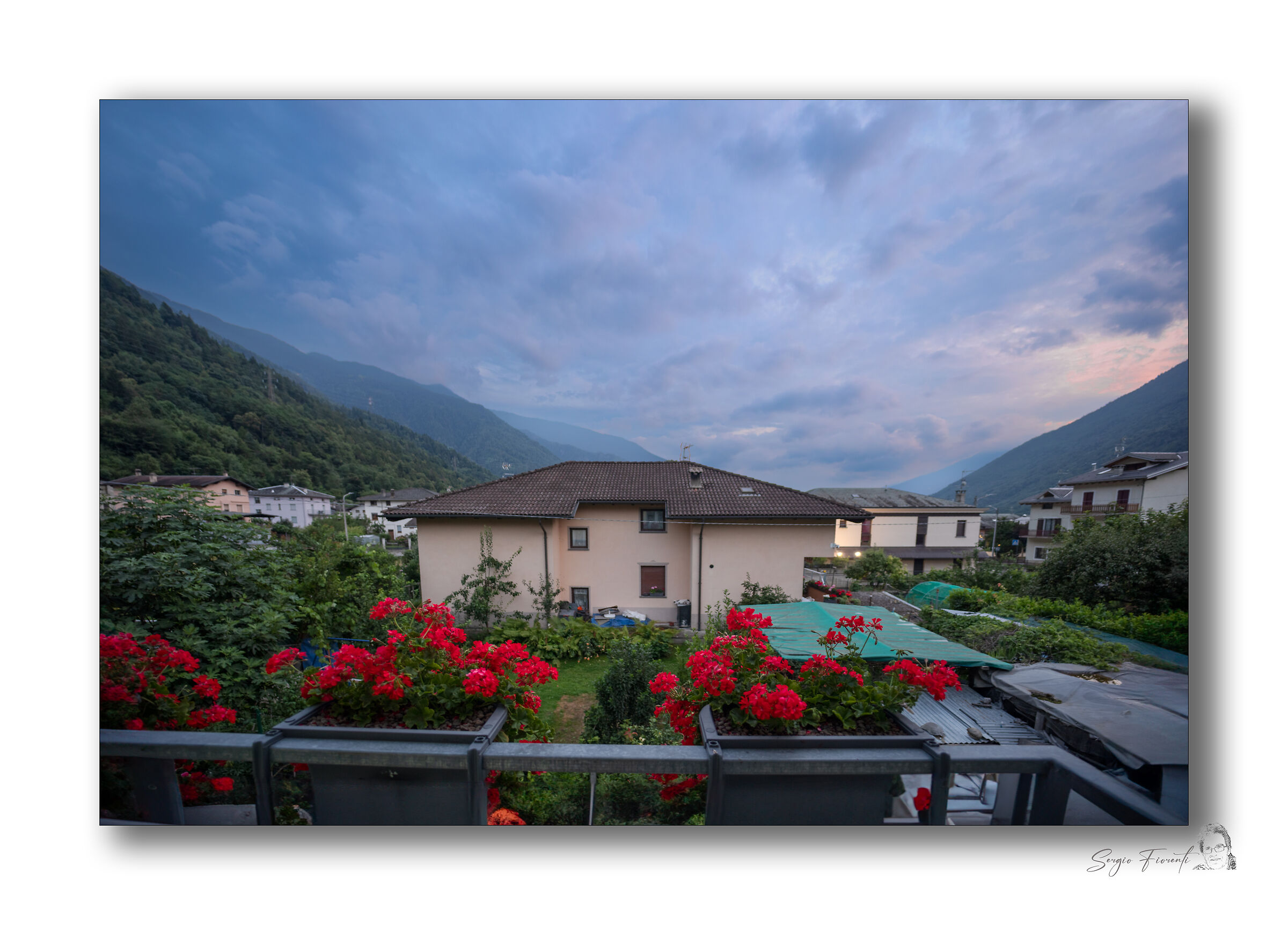 al tramonto