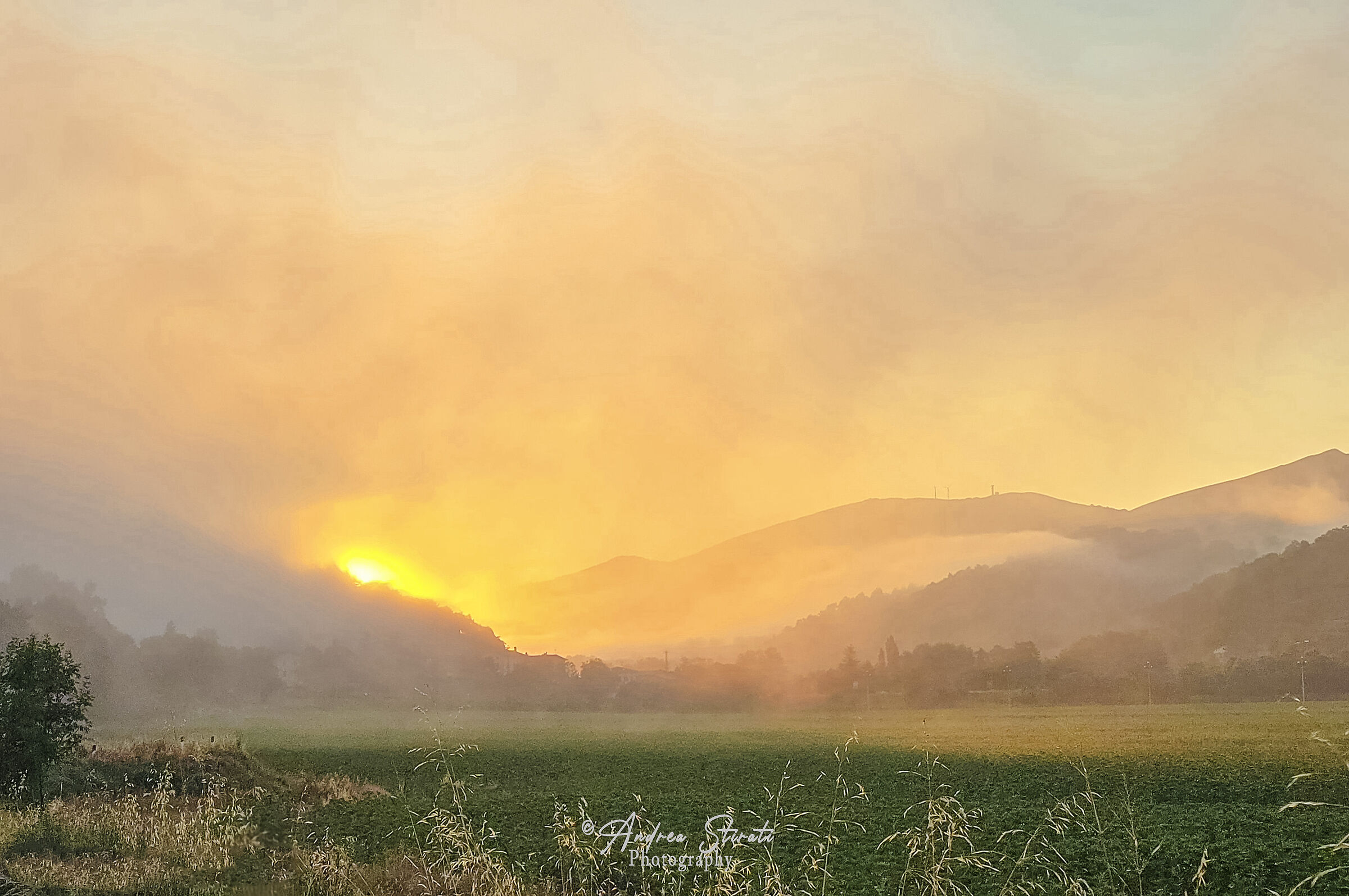 The first light of day