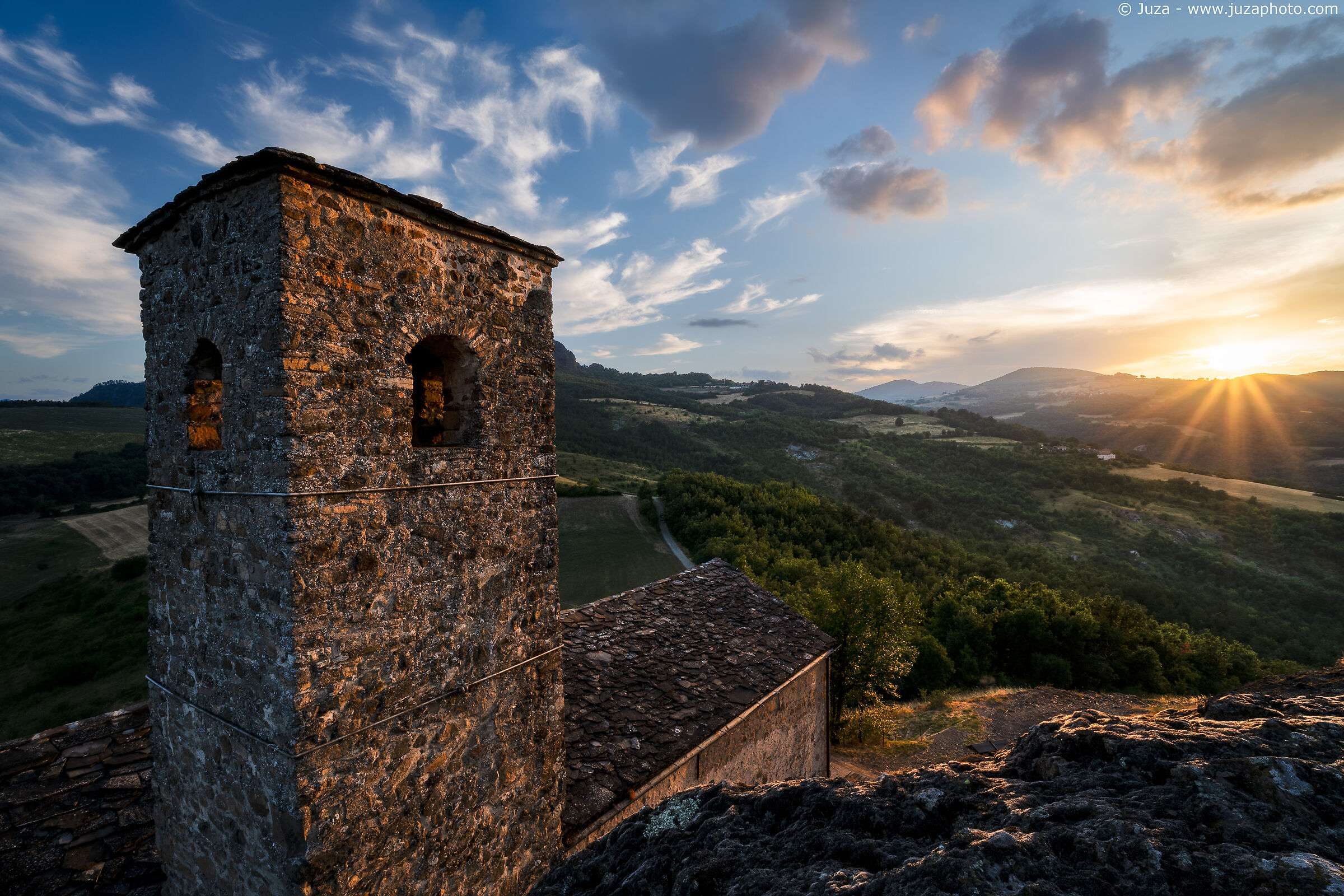 Sunset at the Pietra Perduca