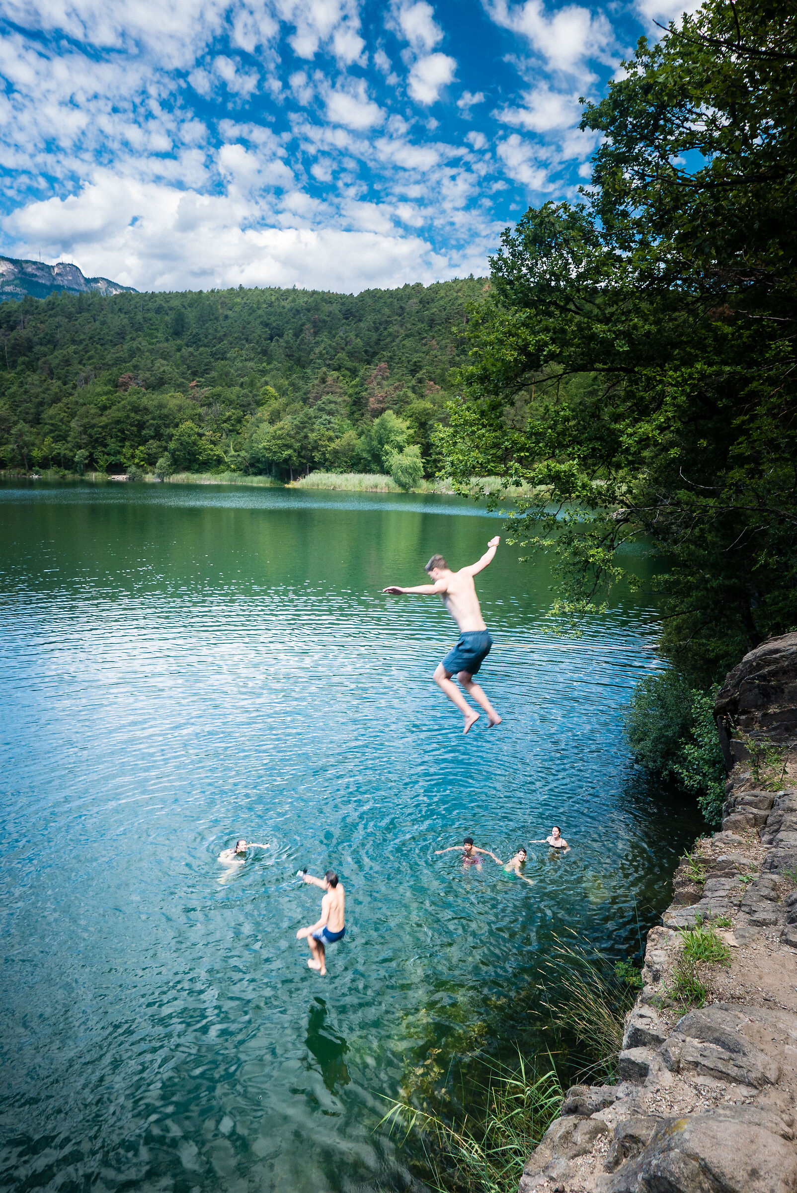 Dip in the lake