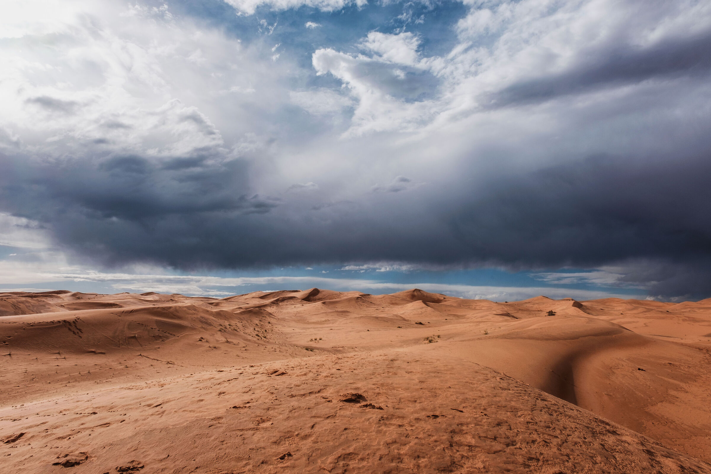 Sand and clouds