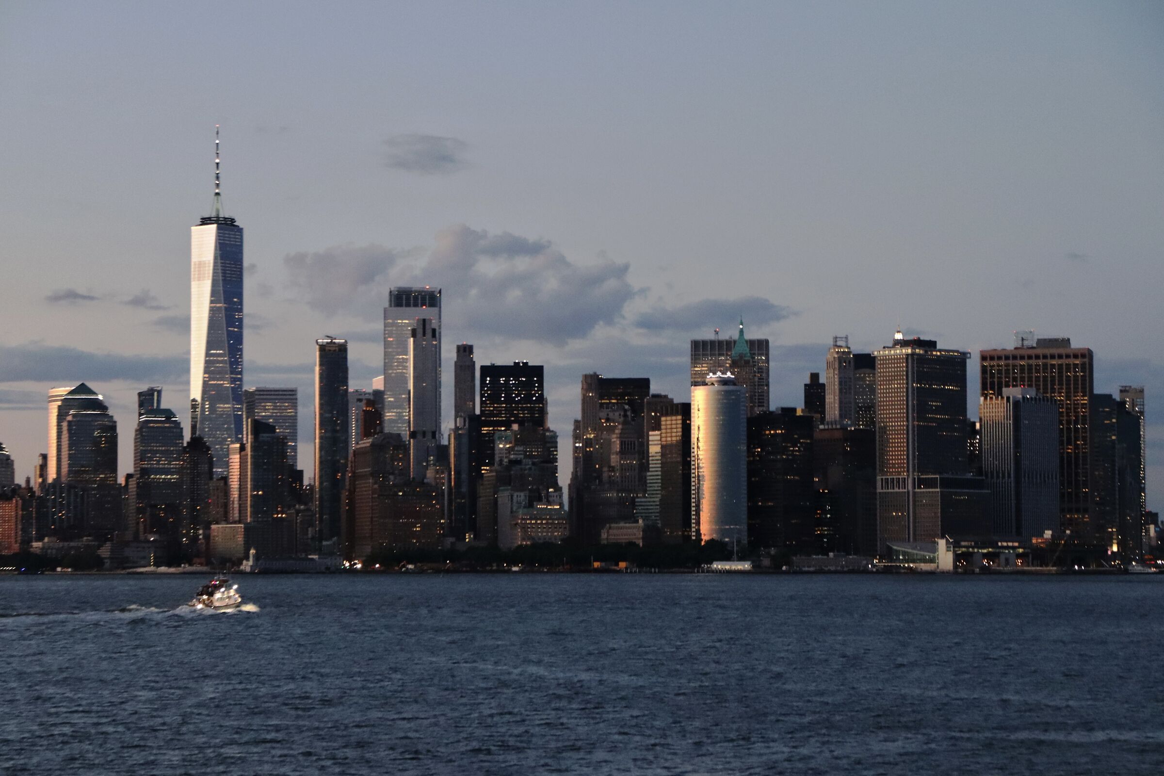 Sky line in golden hour