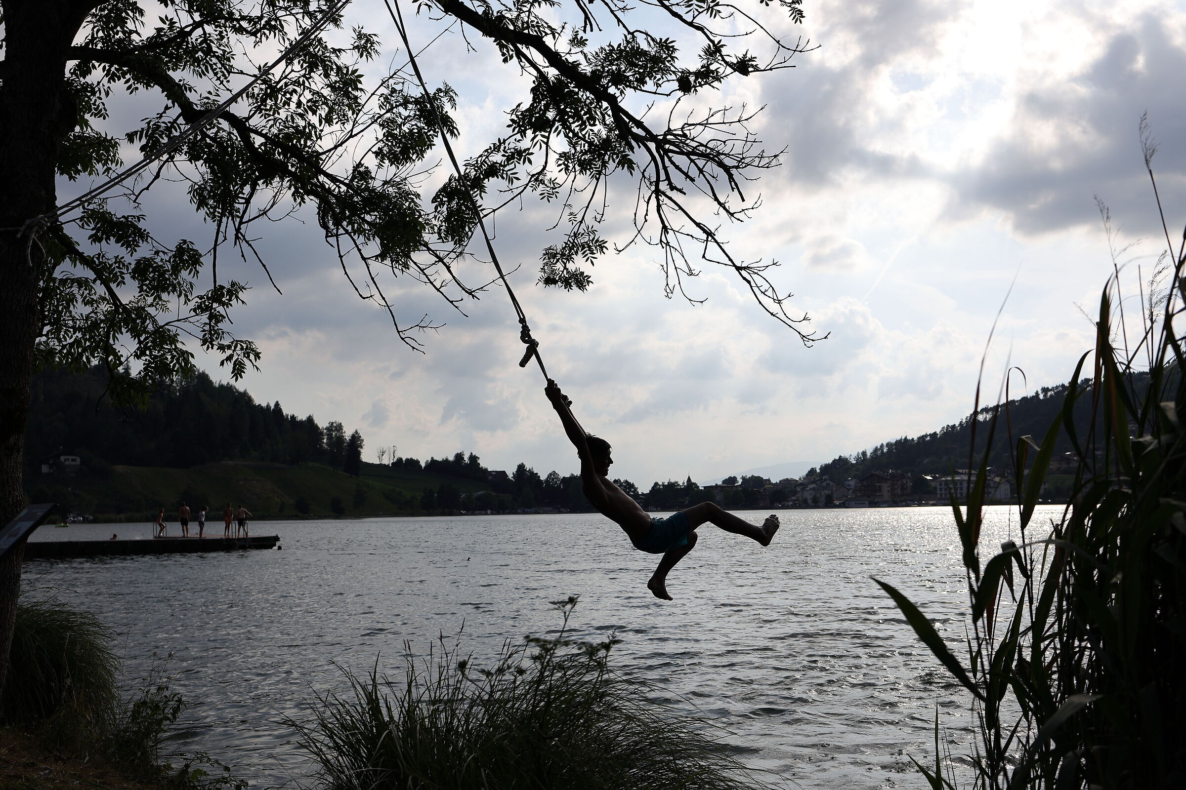 Tuffi al lago di Pinè