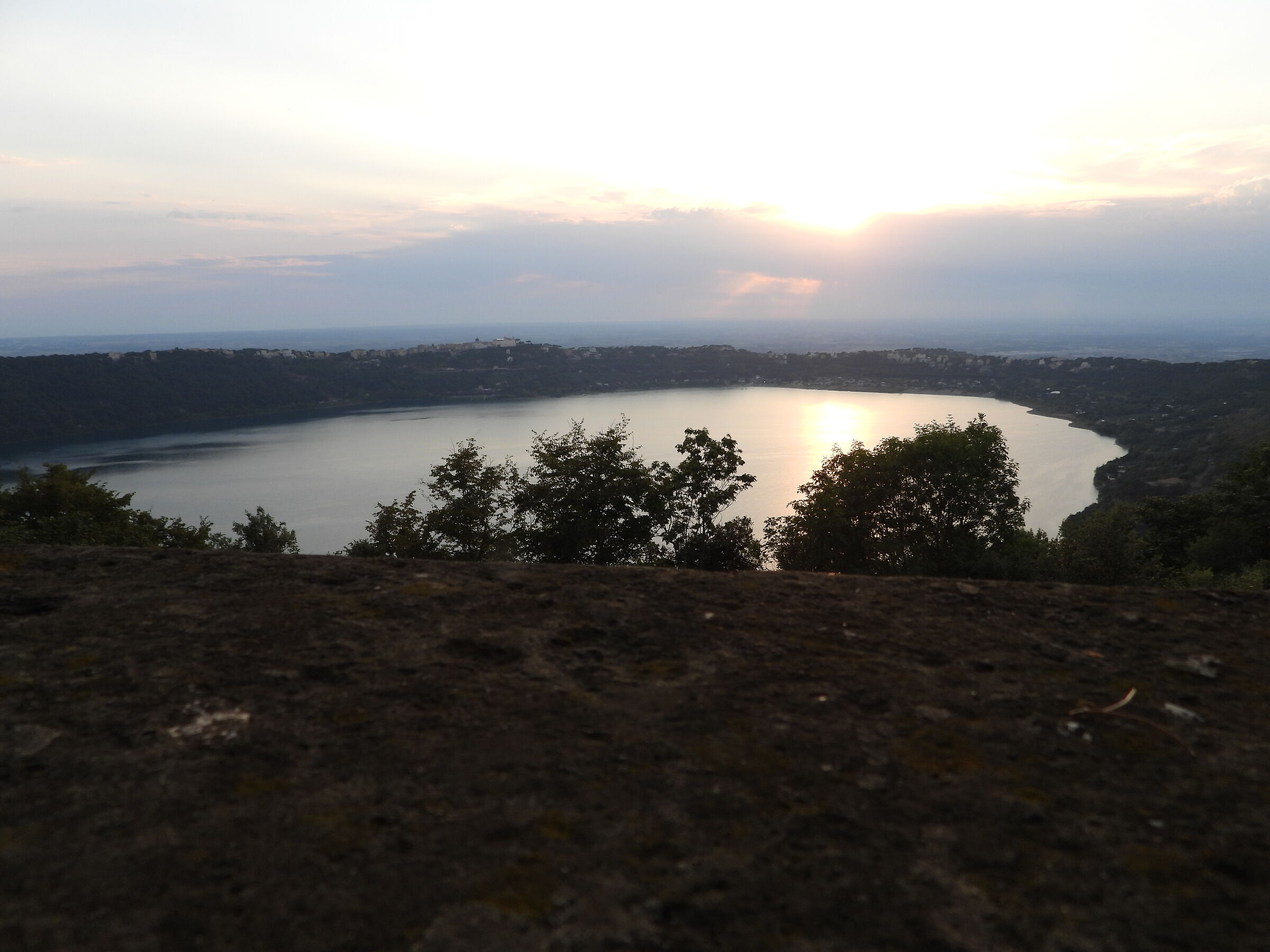 Castel Gandolvo, The sunset and the sea