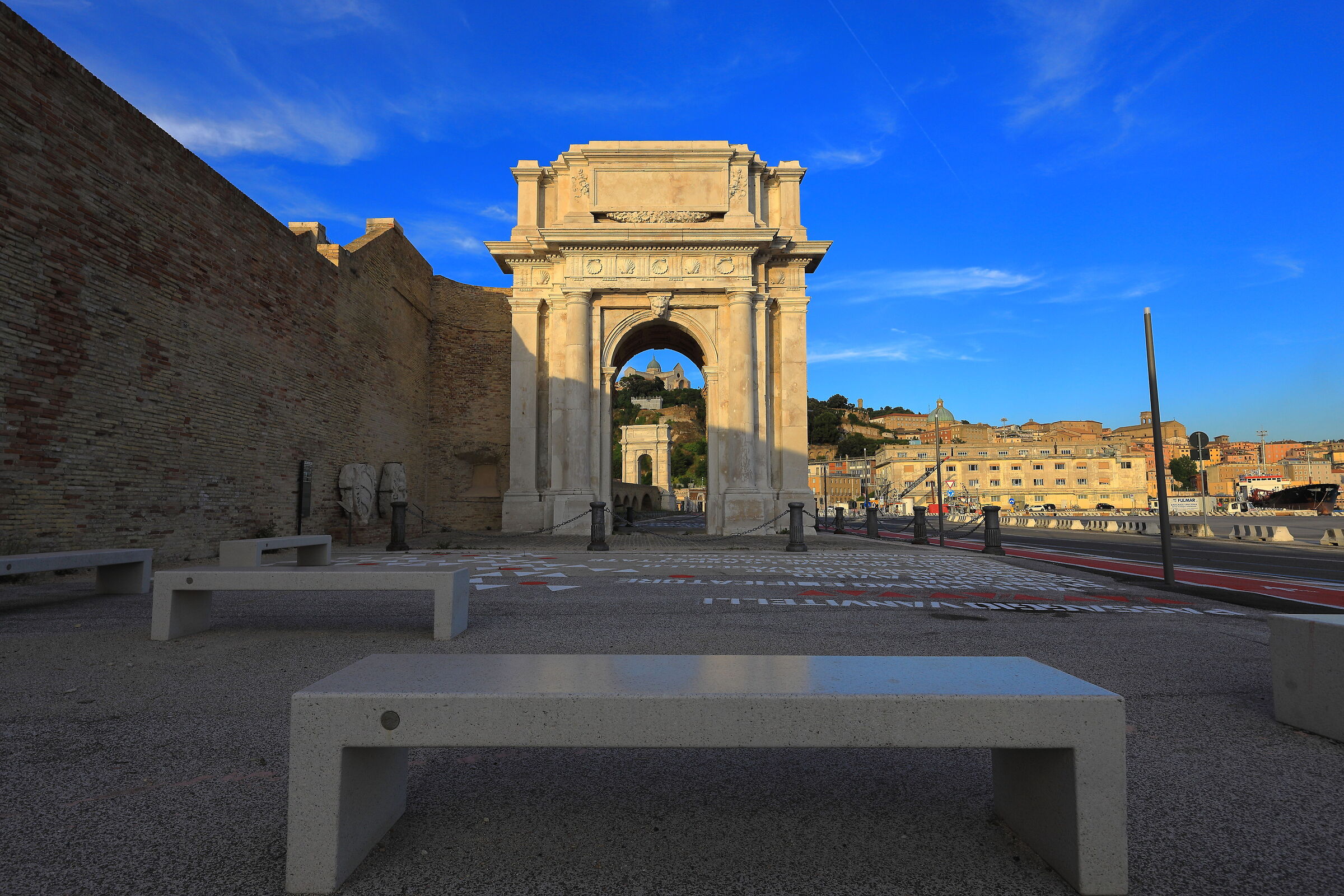 Beyond the arch