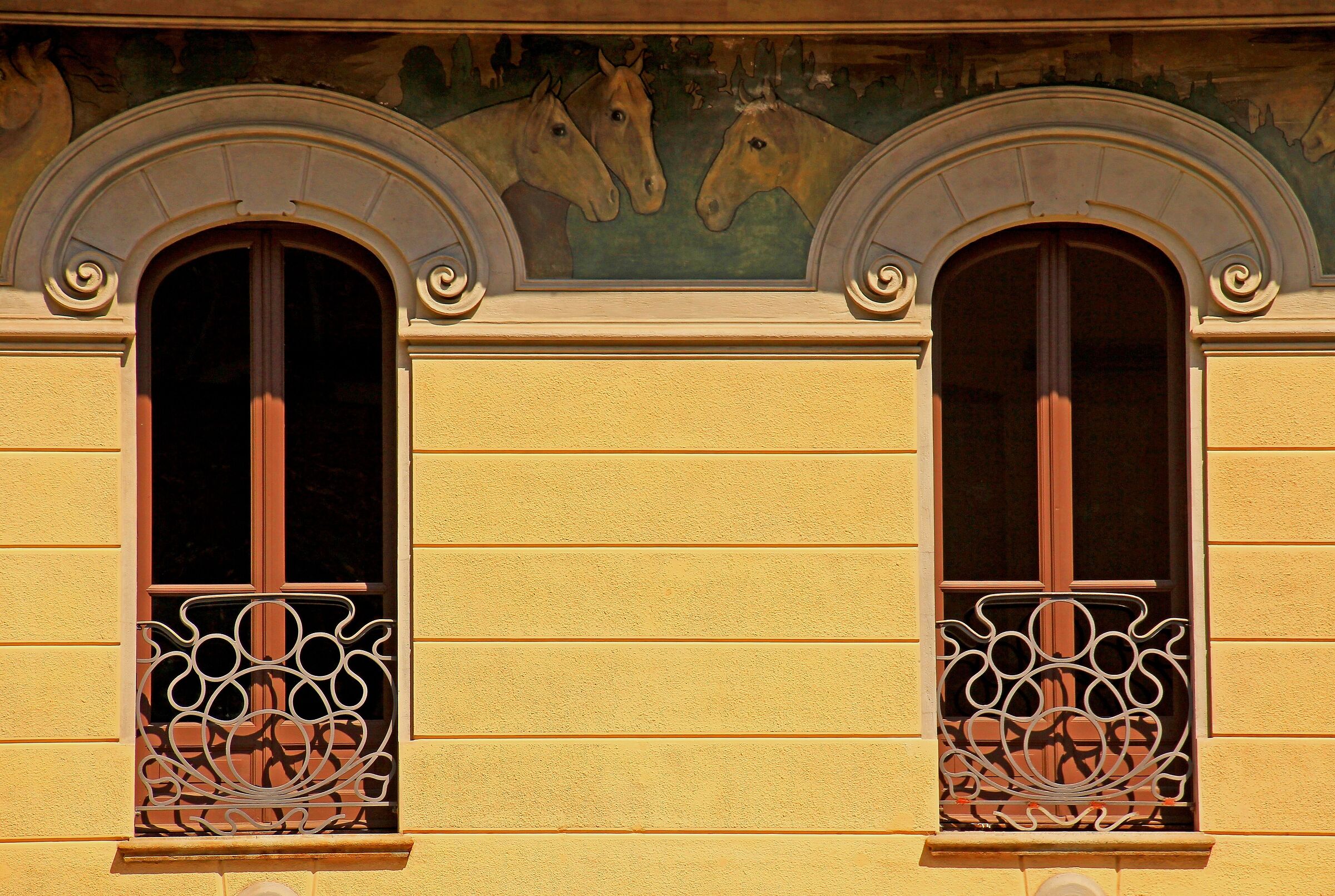 Torino: Palazzo liberty (particolare)