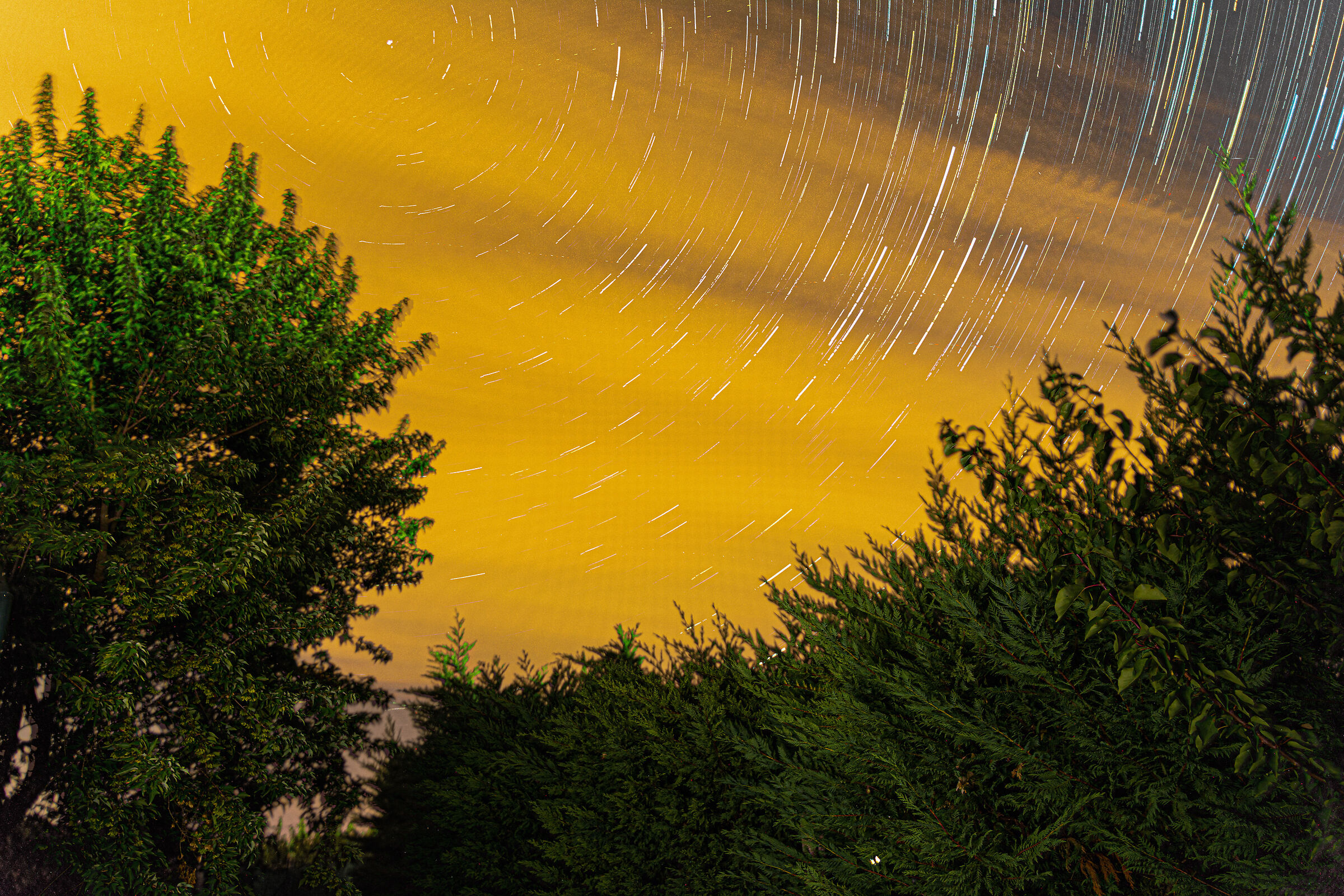 Un insolito startrail