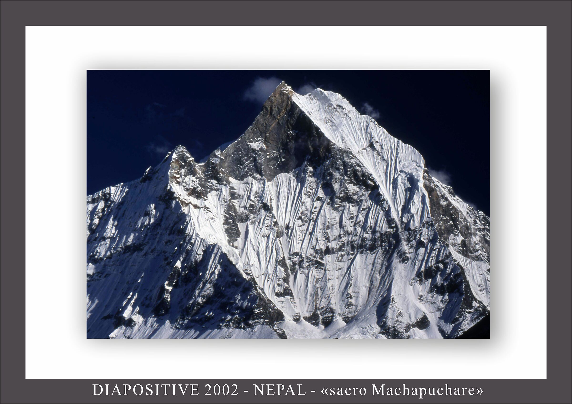 Machapuchare - the sacred mountain