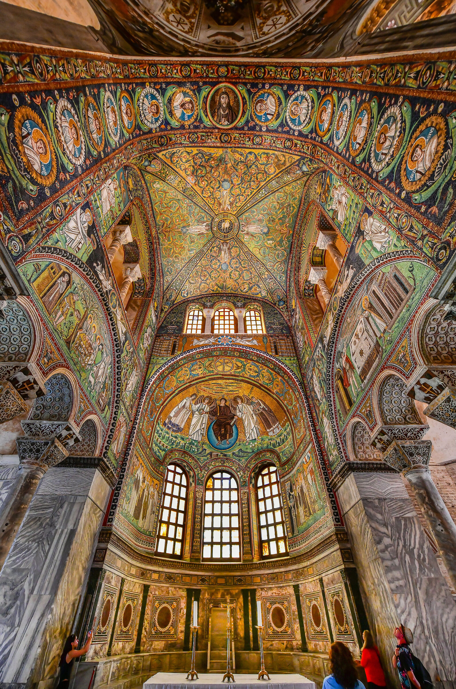 Ravenna-Interior of the Basilica of S.Vitale
