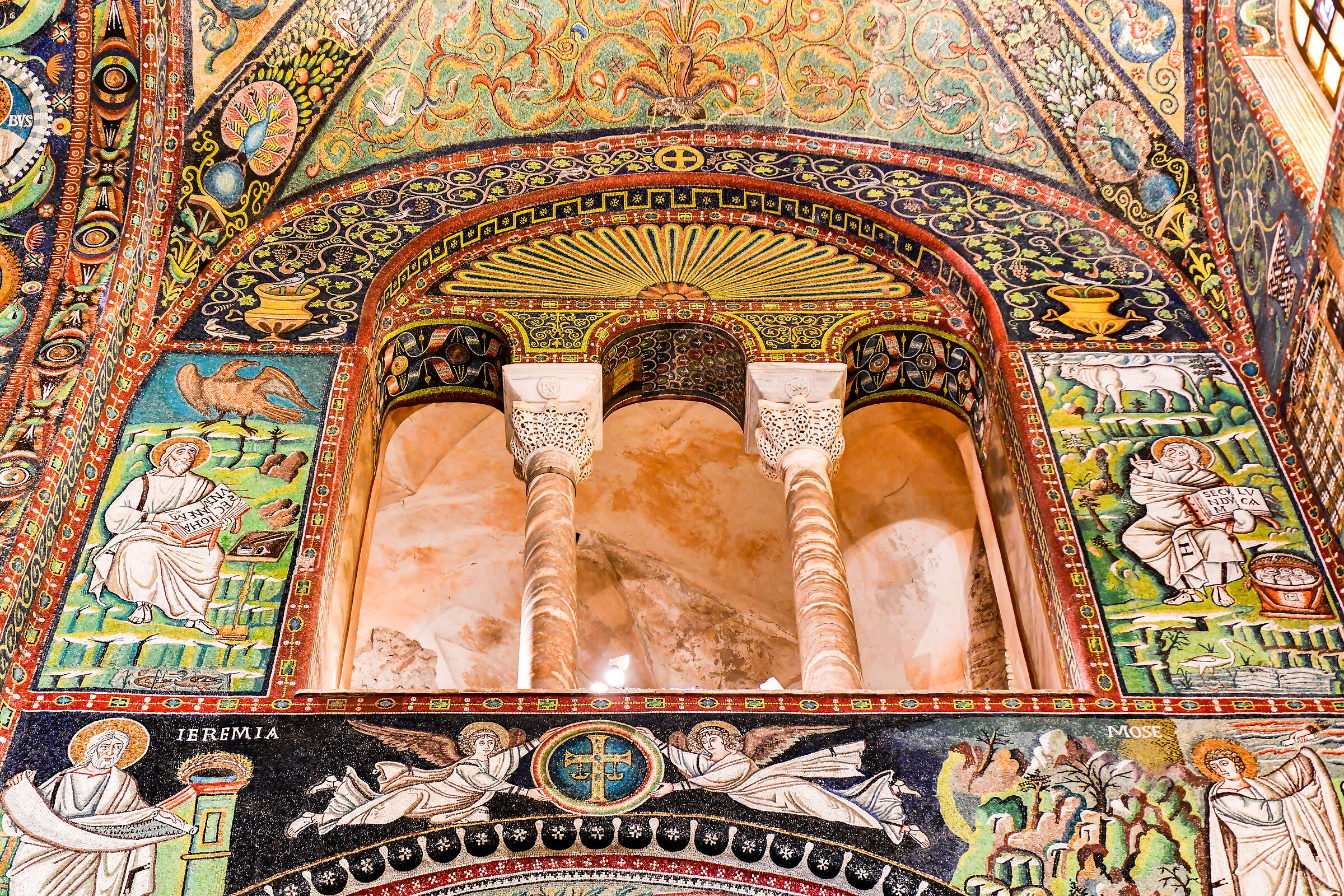 Ravenna-Interior of the Basilica of S.Vitale