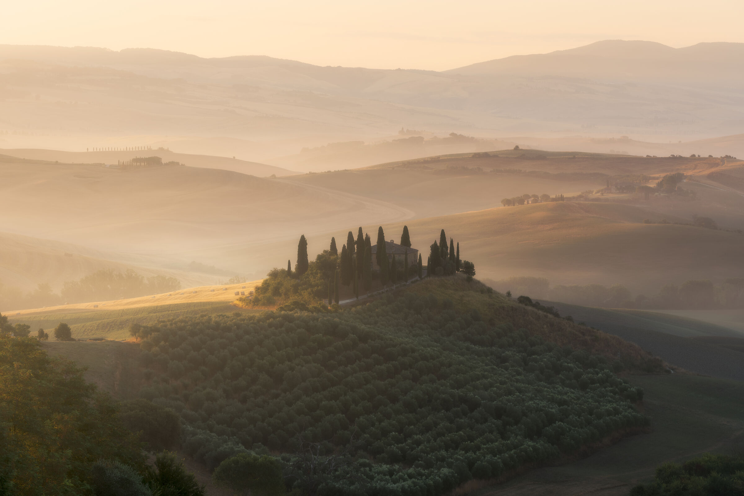 A summer morning - Val D'Orcia
