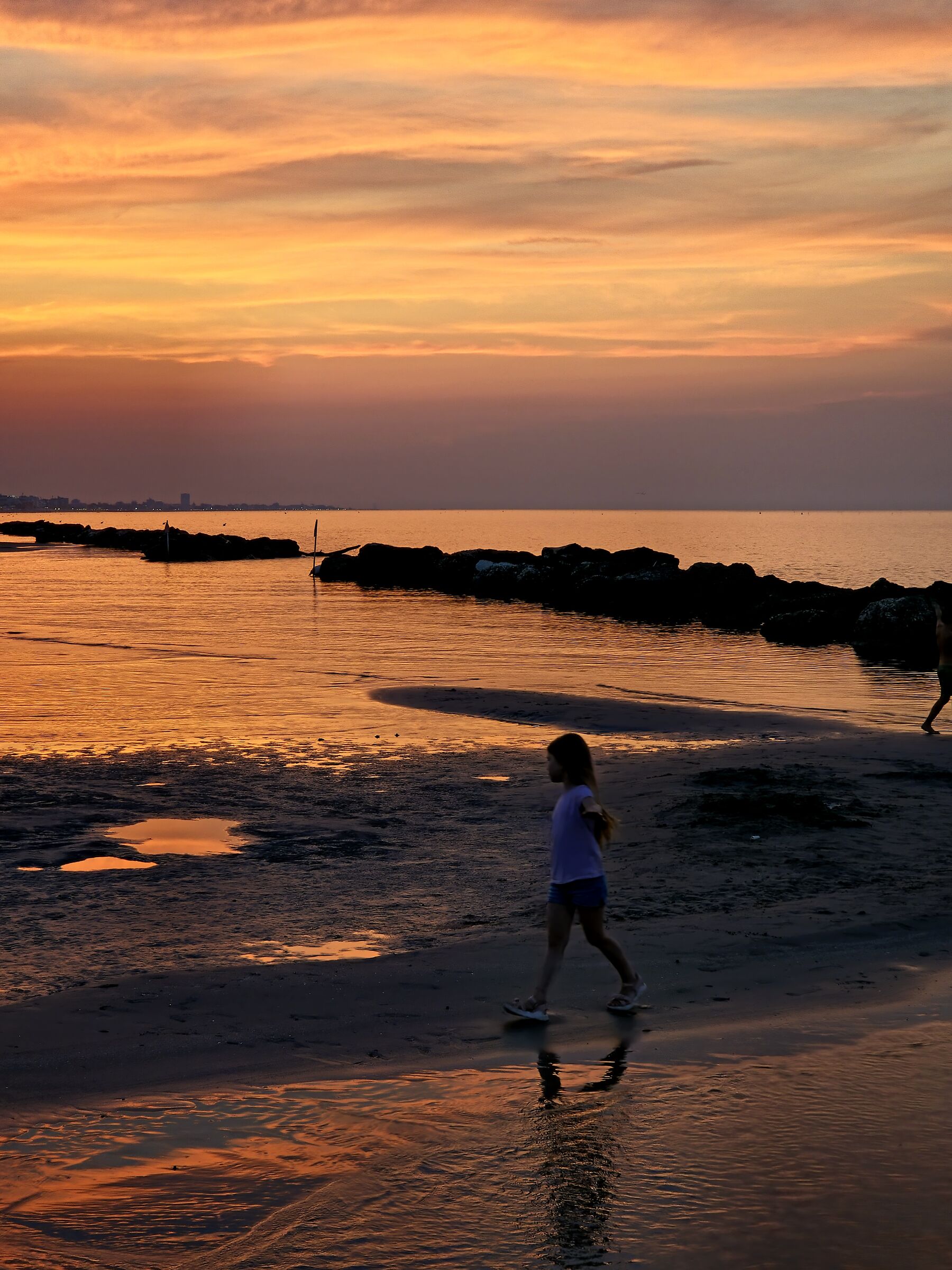 Ultimi giochi al tramonto