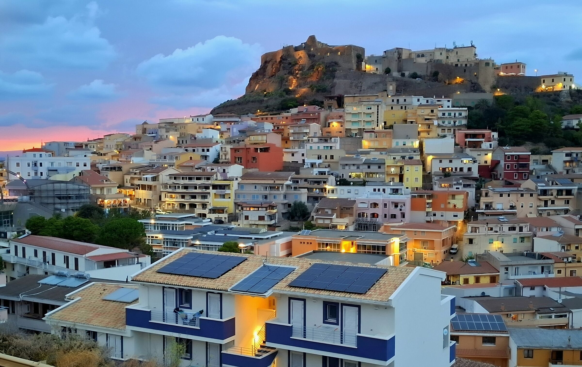 Castelsardo al tramonto