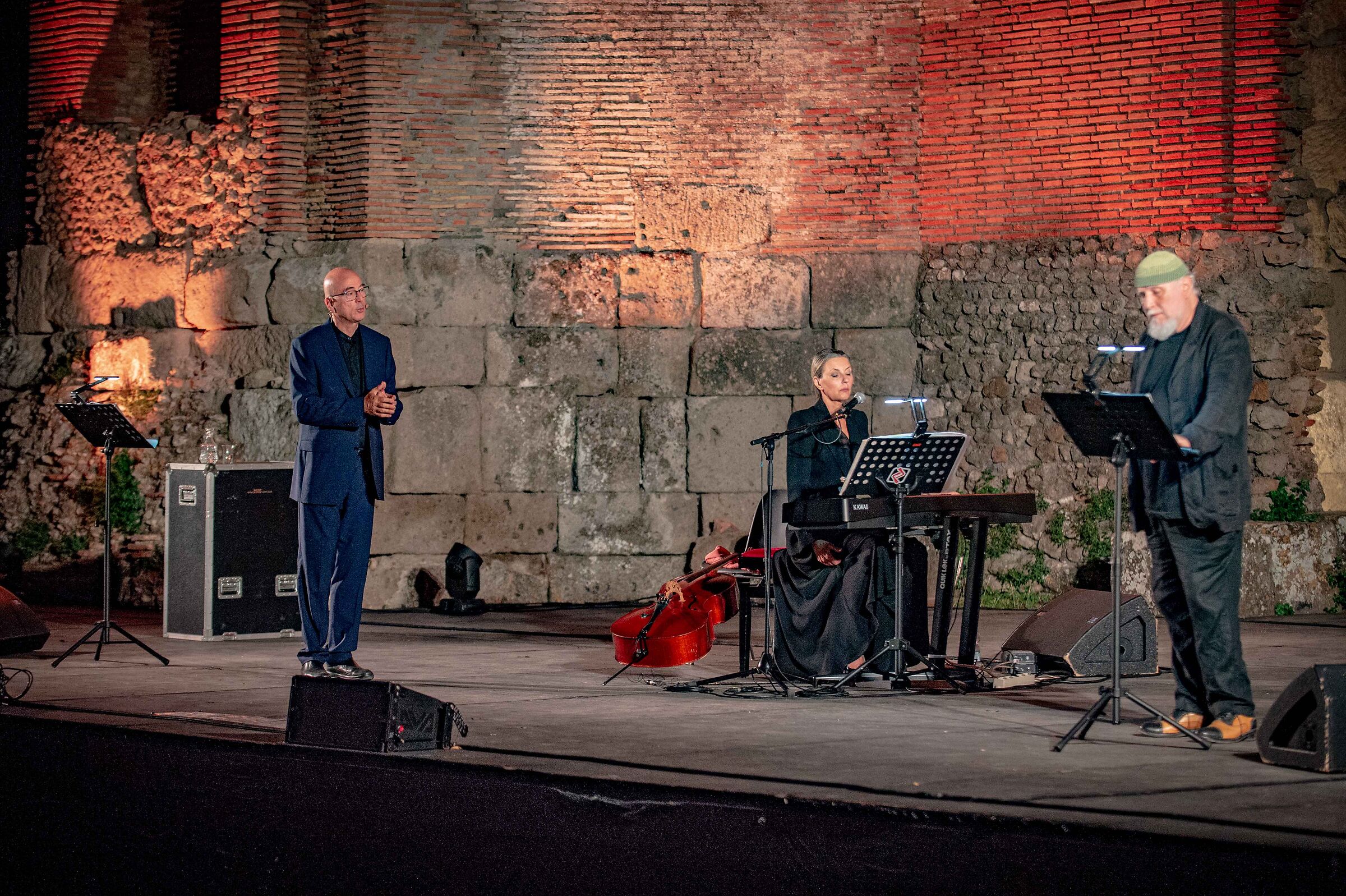 THE BIBLE Aldo Cazzullo and Modi Ovadia at the Roman Theatre