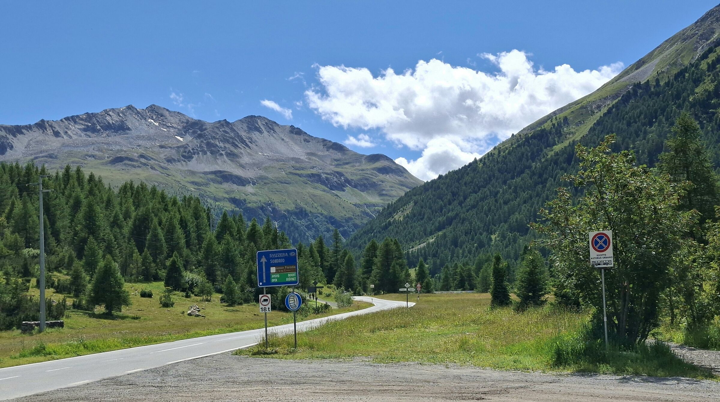 Verso la forcola di Livigno
