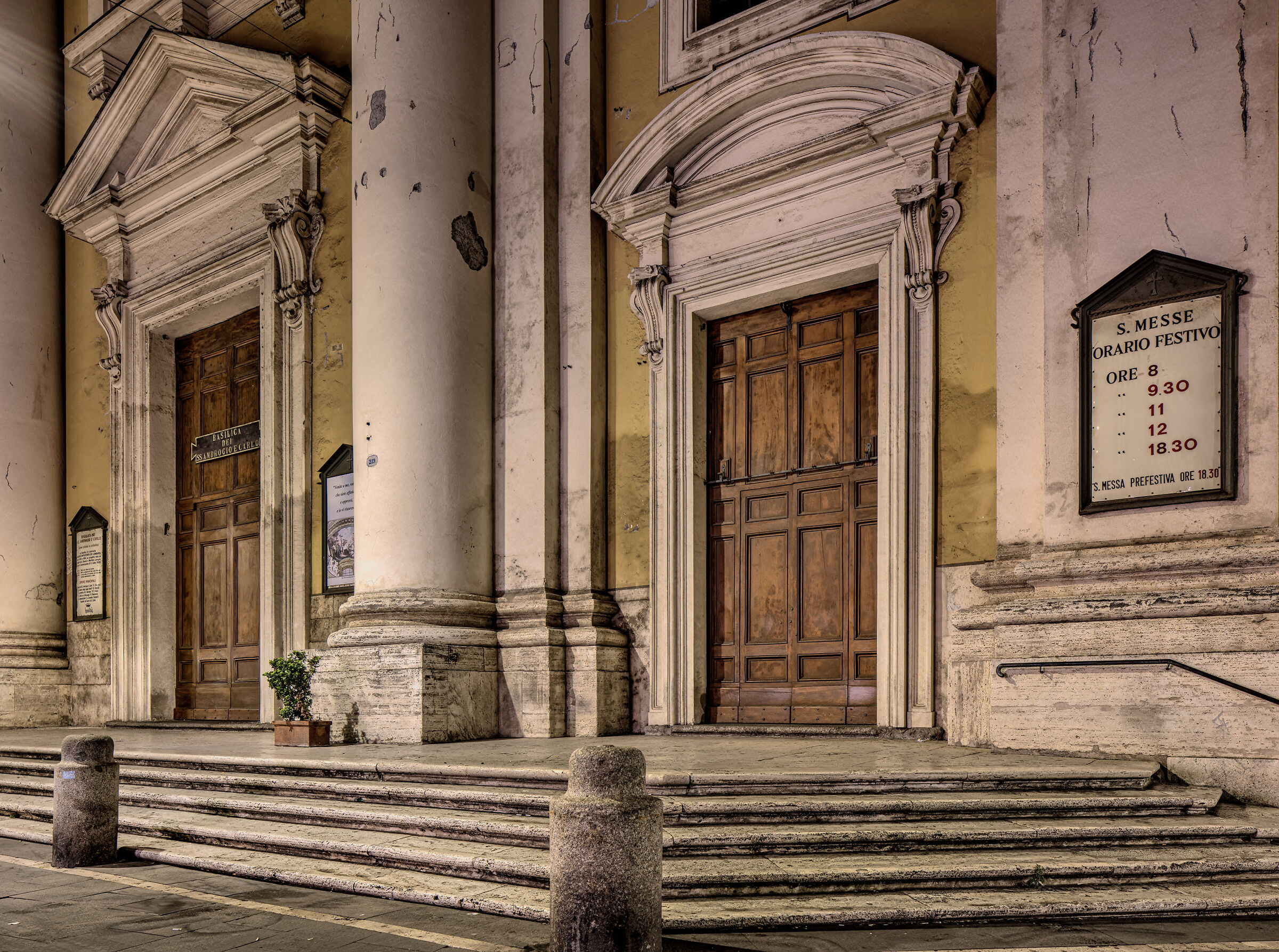 Churchyard of the Basilica of Saints Ambrose and Charles