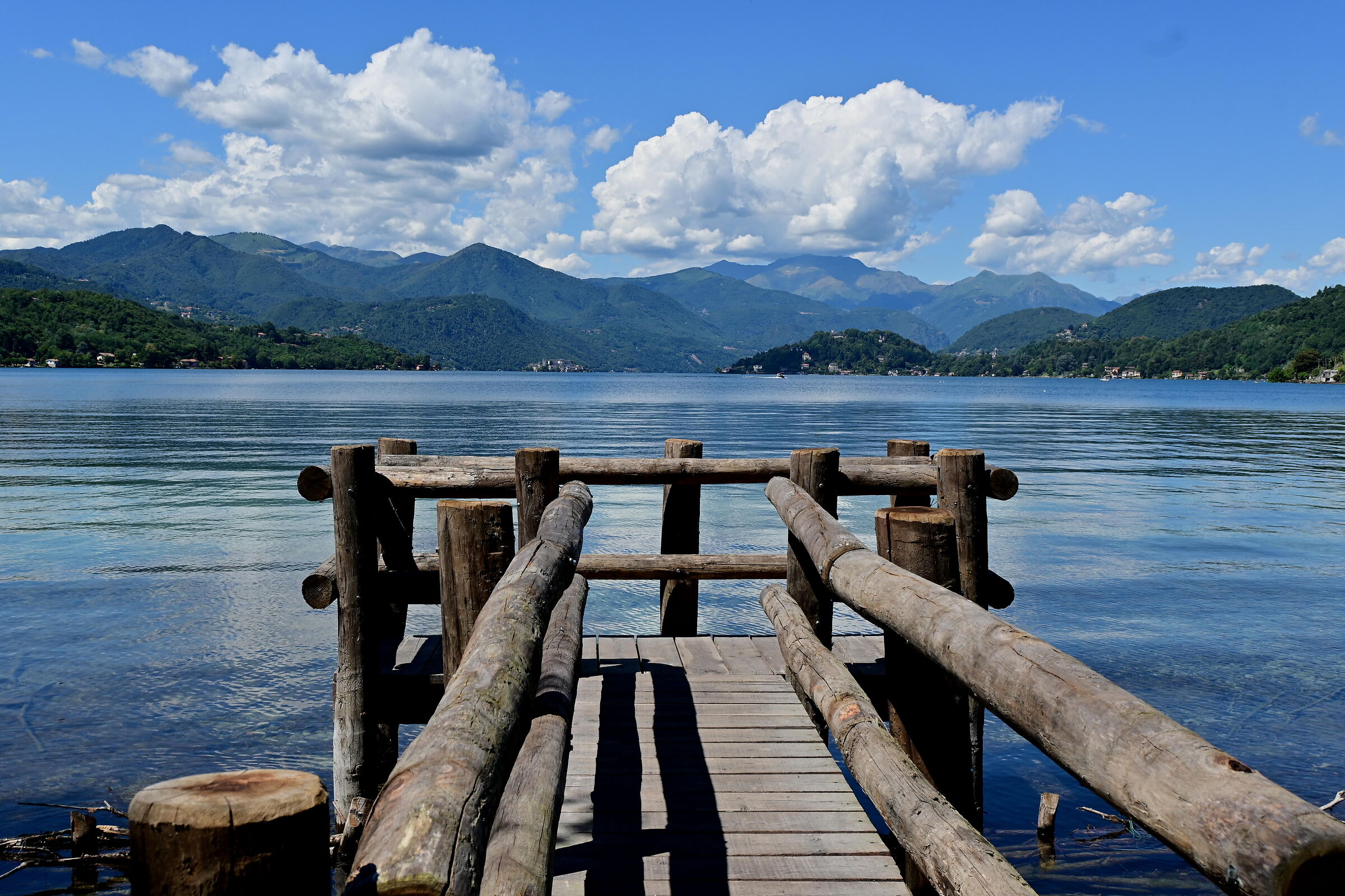 Pontile sul lago d'Orta