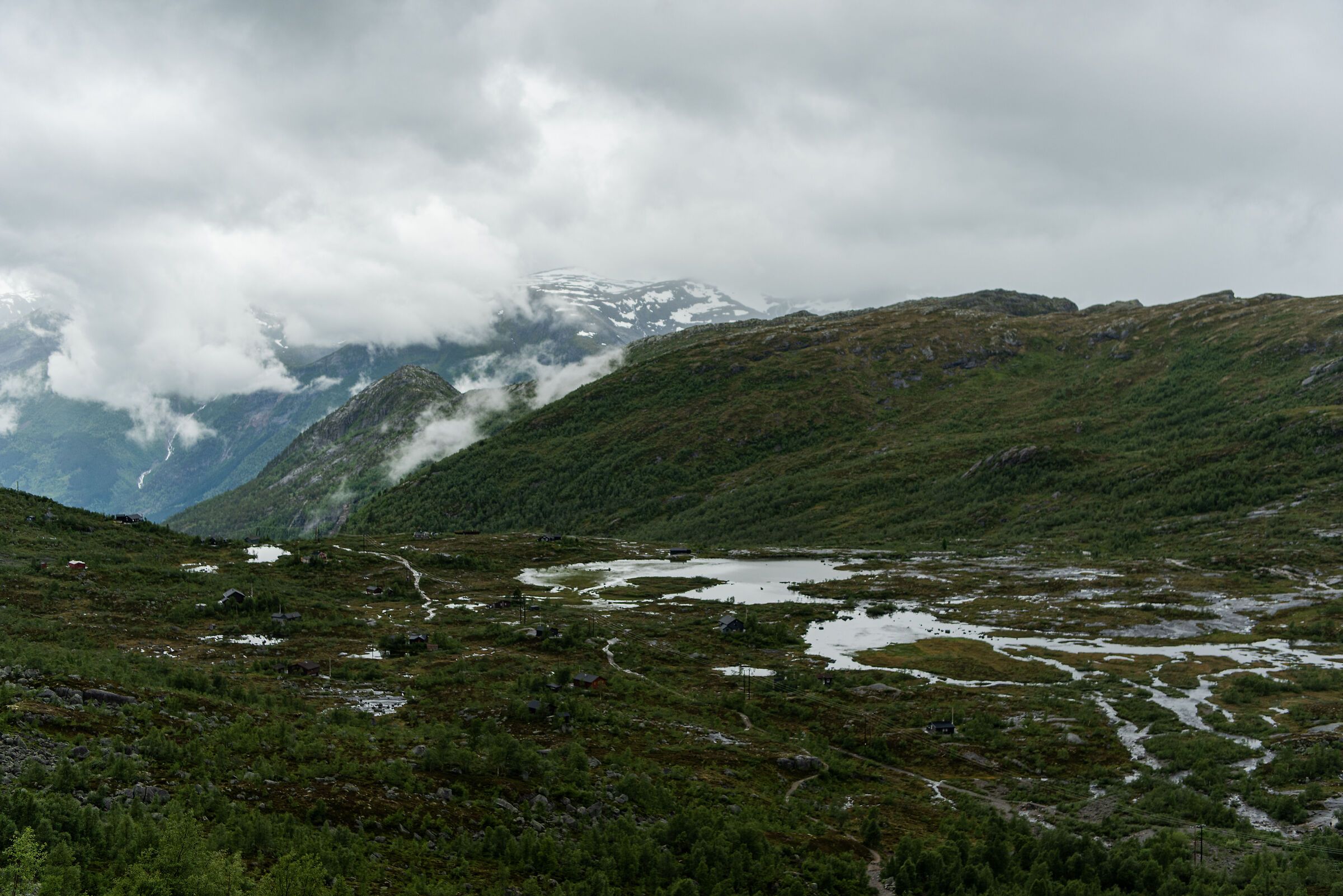 Paesaggio Norvegese verso il Trolltunga