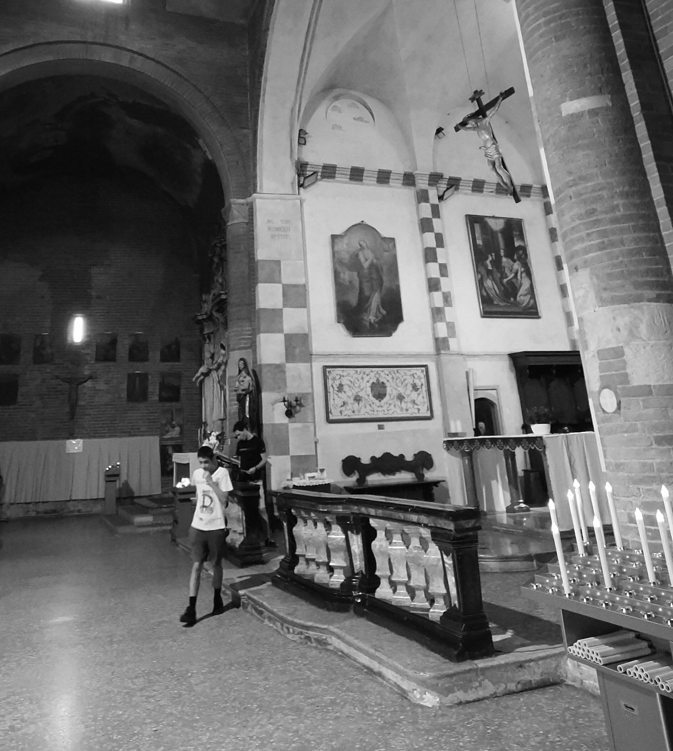 Preparando la messa della domenica