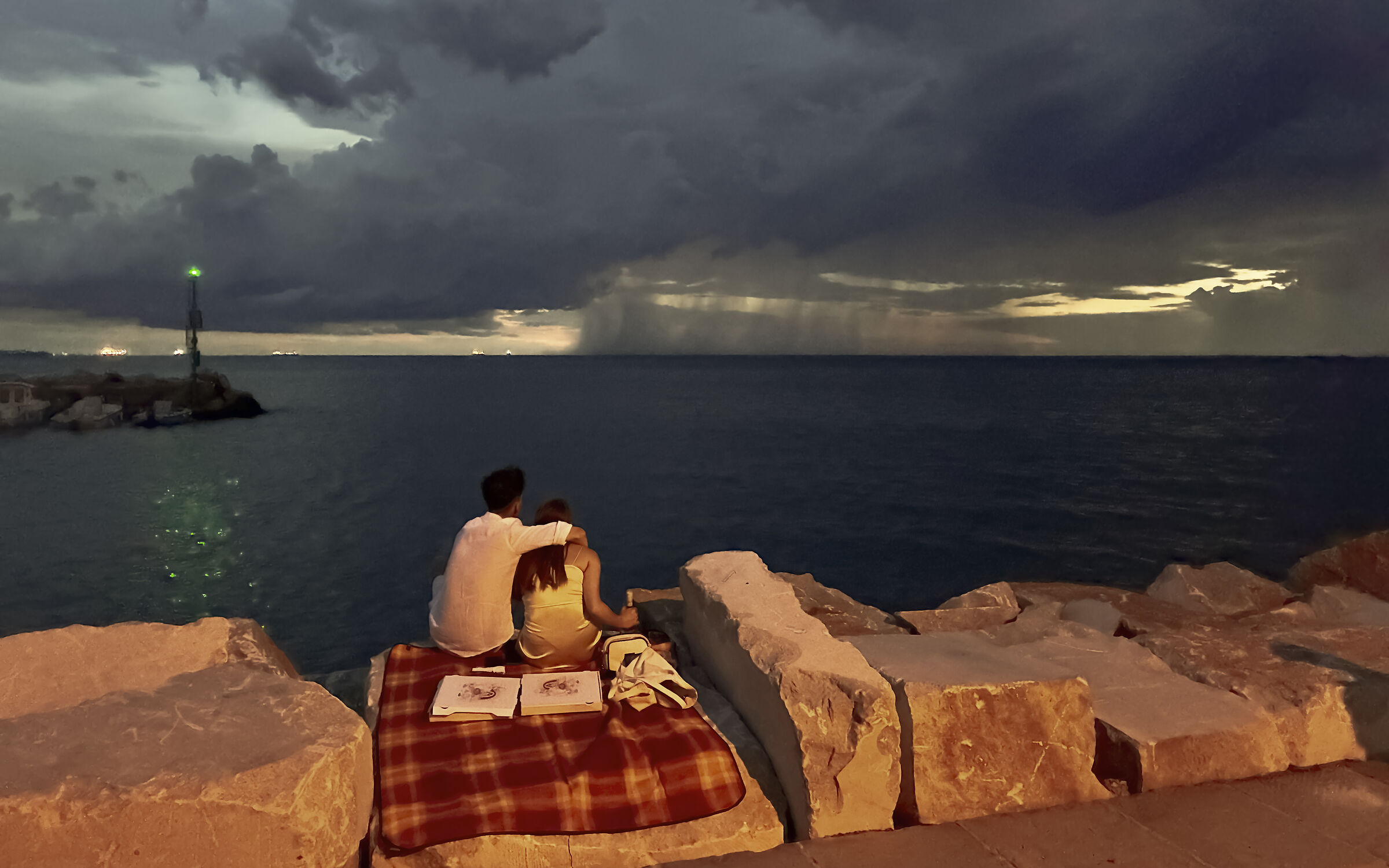 Waiting for the storm