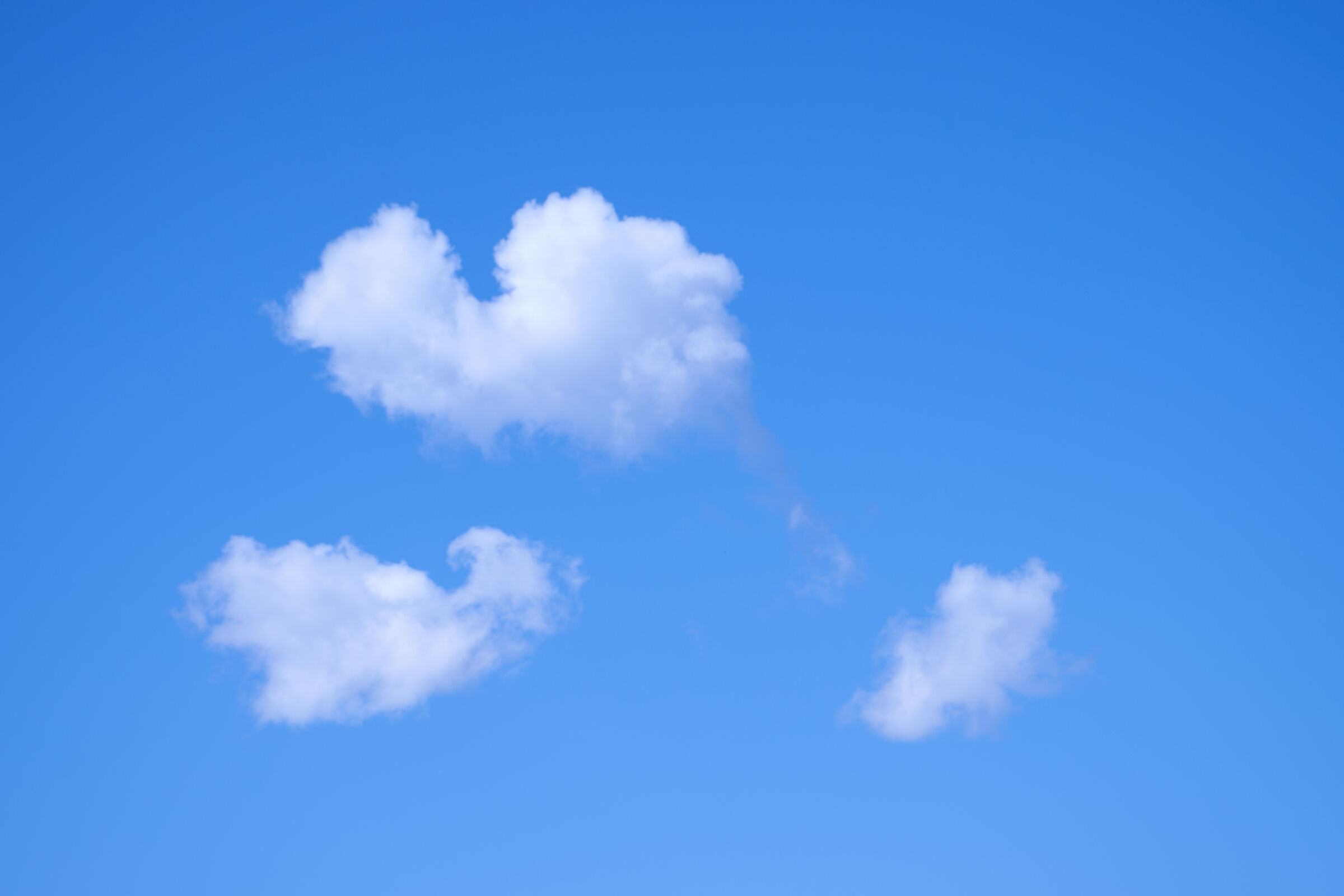 Clouds in blue sky 1