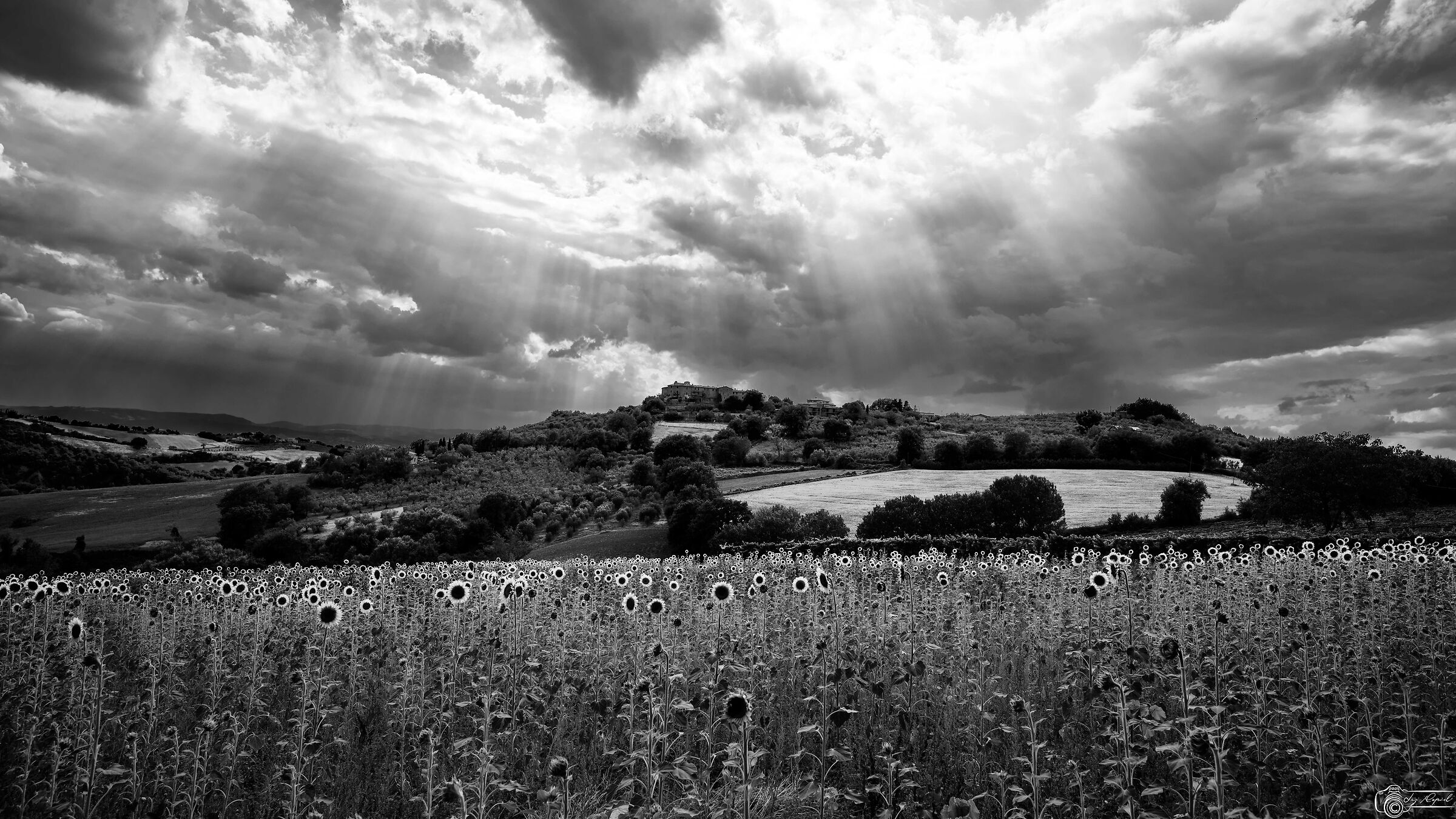 Tramonto a Saragano (Umbria)