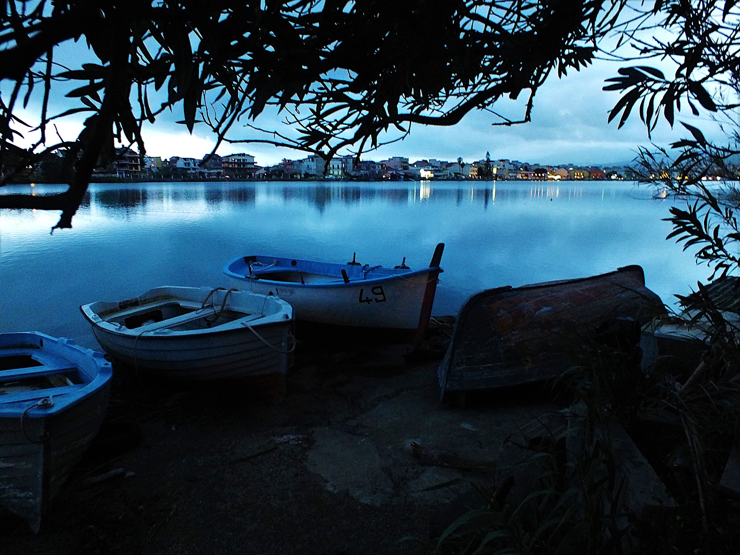 The blue hour in Ganzirri