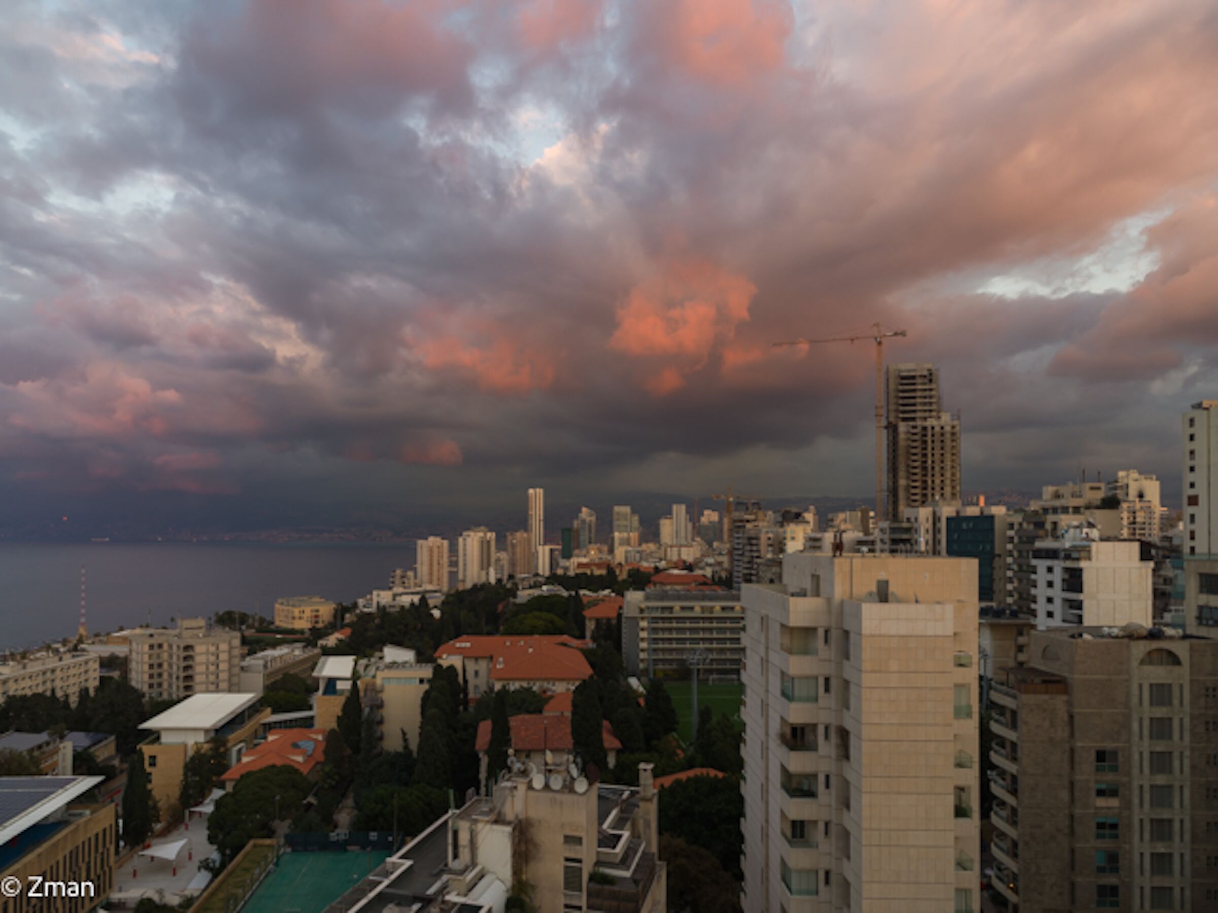 Tramonto a Beirut